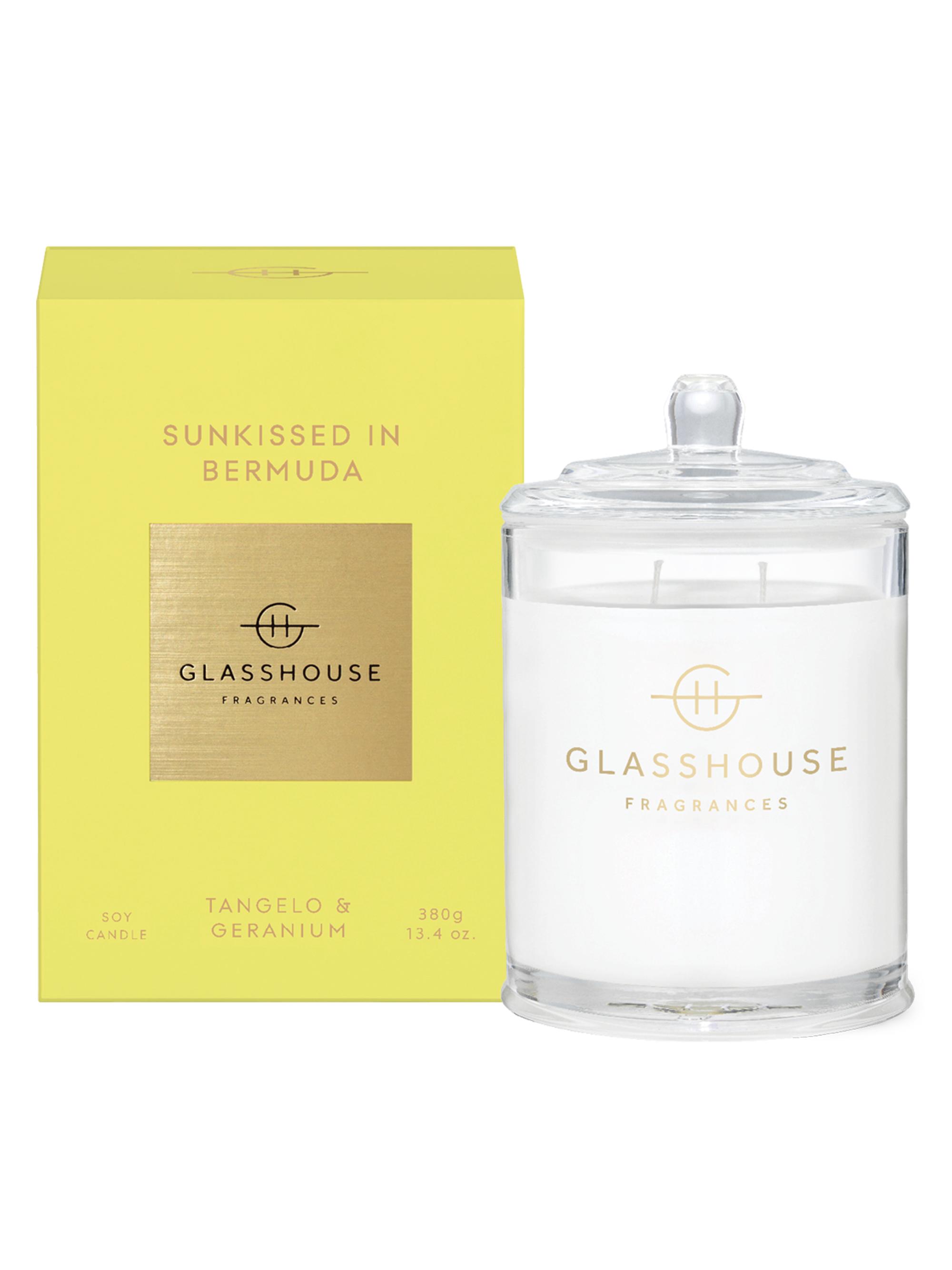 Glasshouse Fragrances Sunkissed In Bermuda Triple Scented Candle