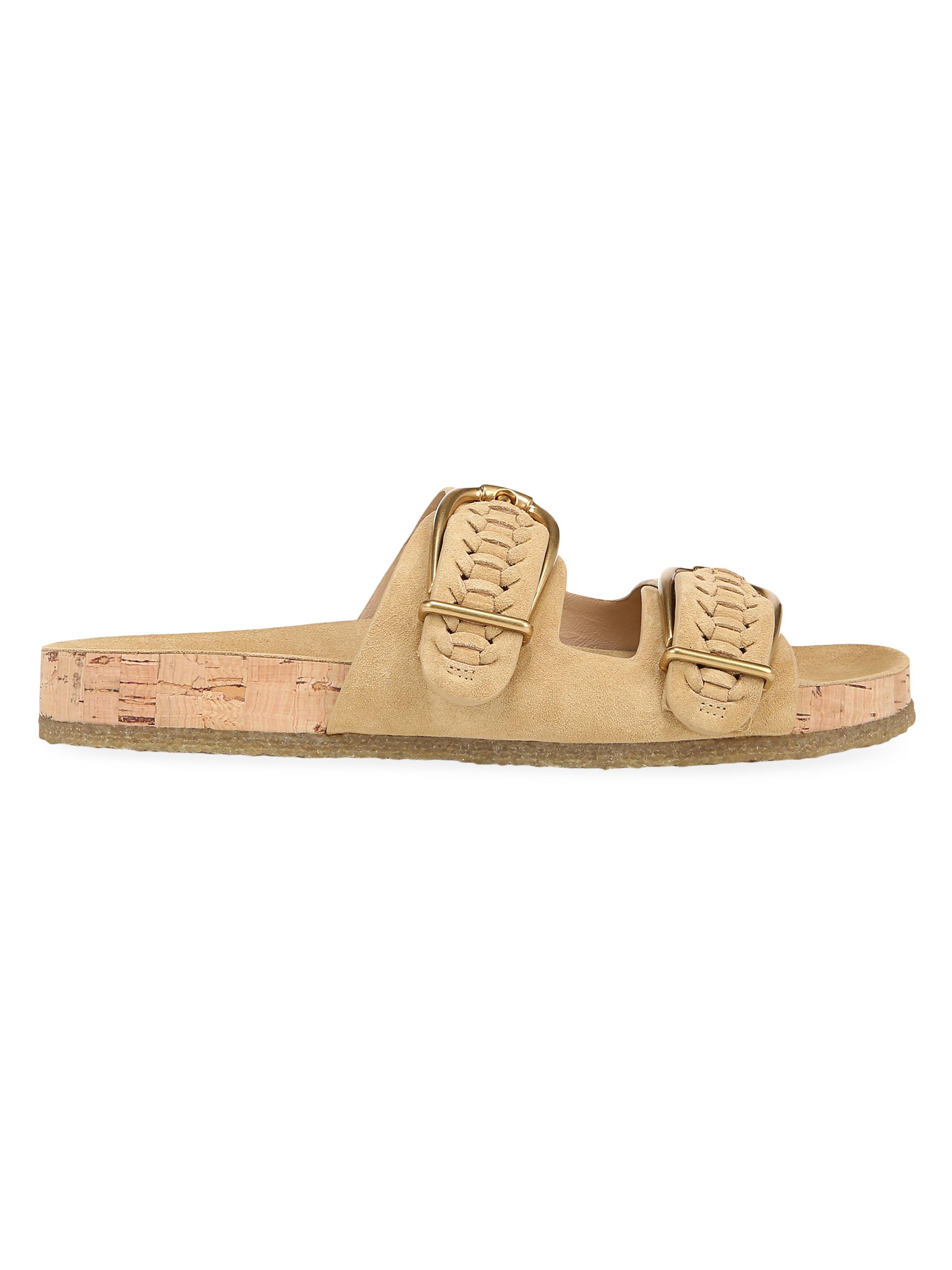 Veronica Beard Women's Paige Suede Sandals - Desert