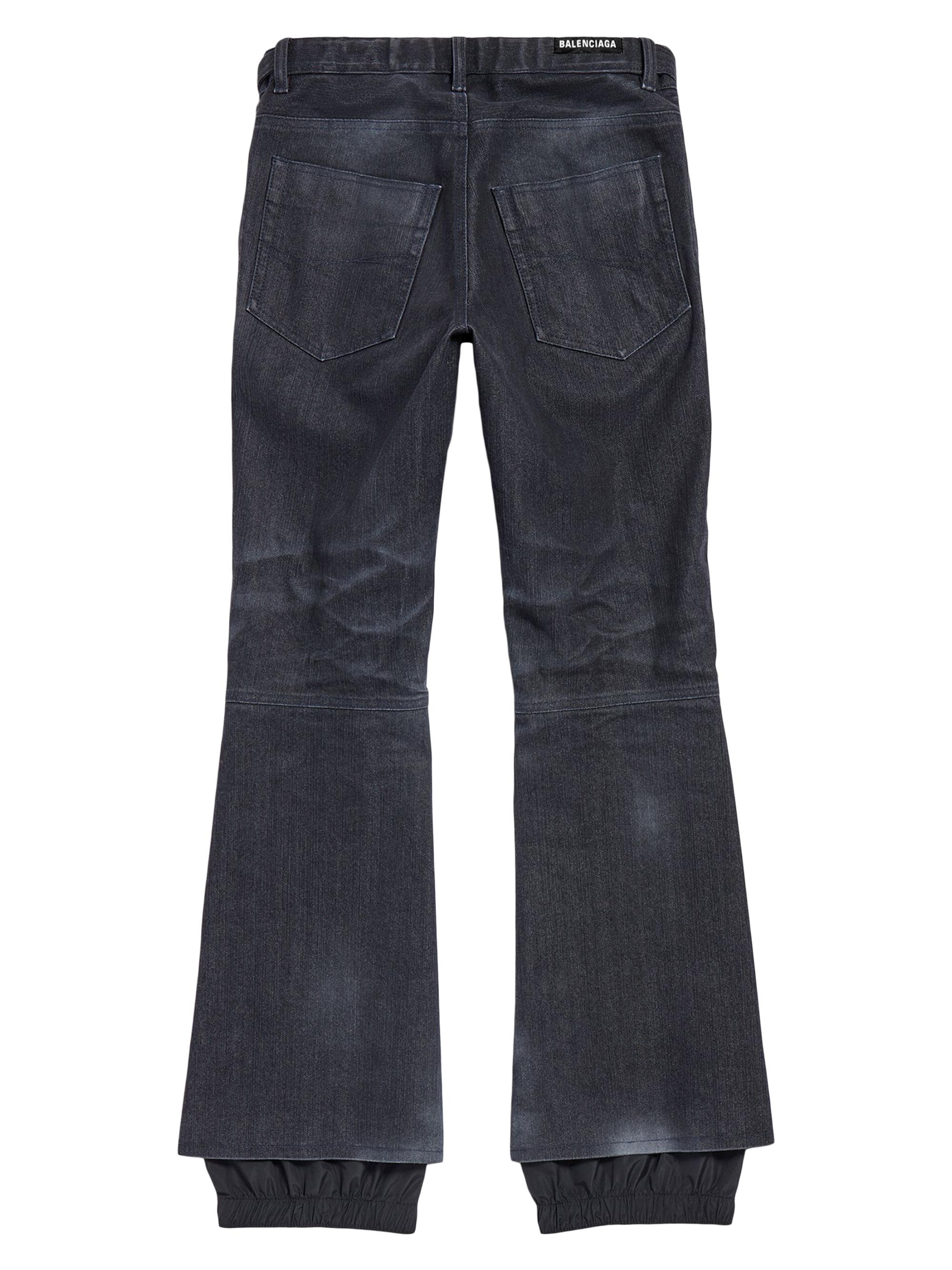 パンツ BALENCIAGA 23SS shiny coated pants black BALENCIAGA 23SS shiny coated pants black