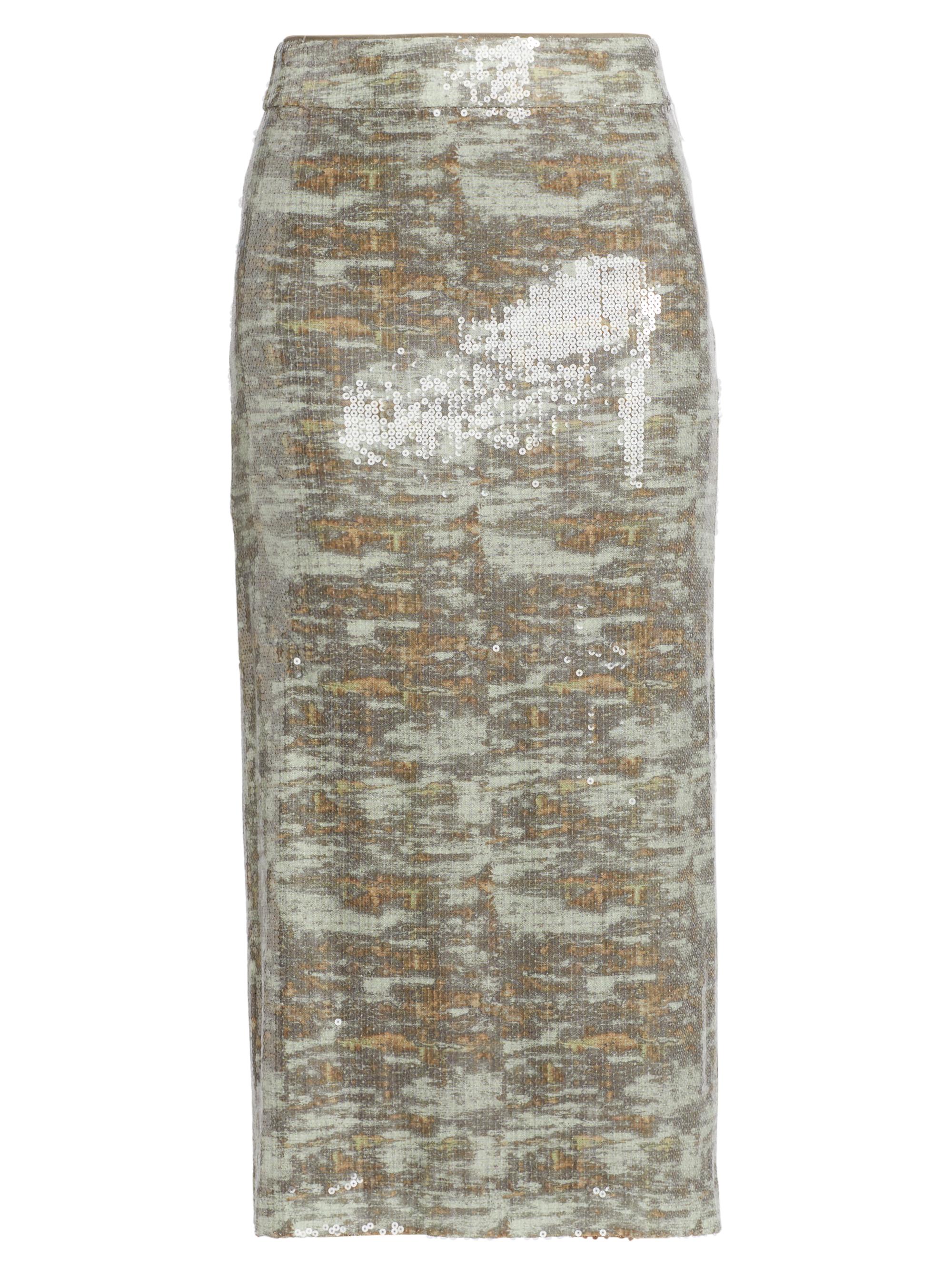 Ramy Brook Women's Alpha Sequined Midi-Skirt - Camo Sequin