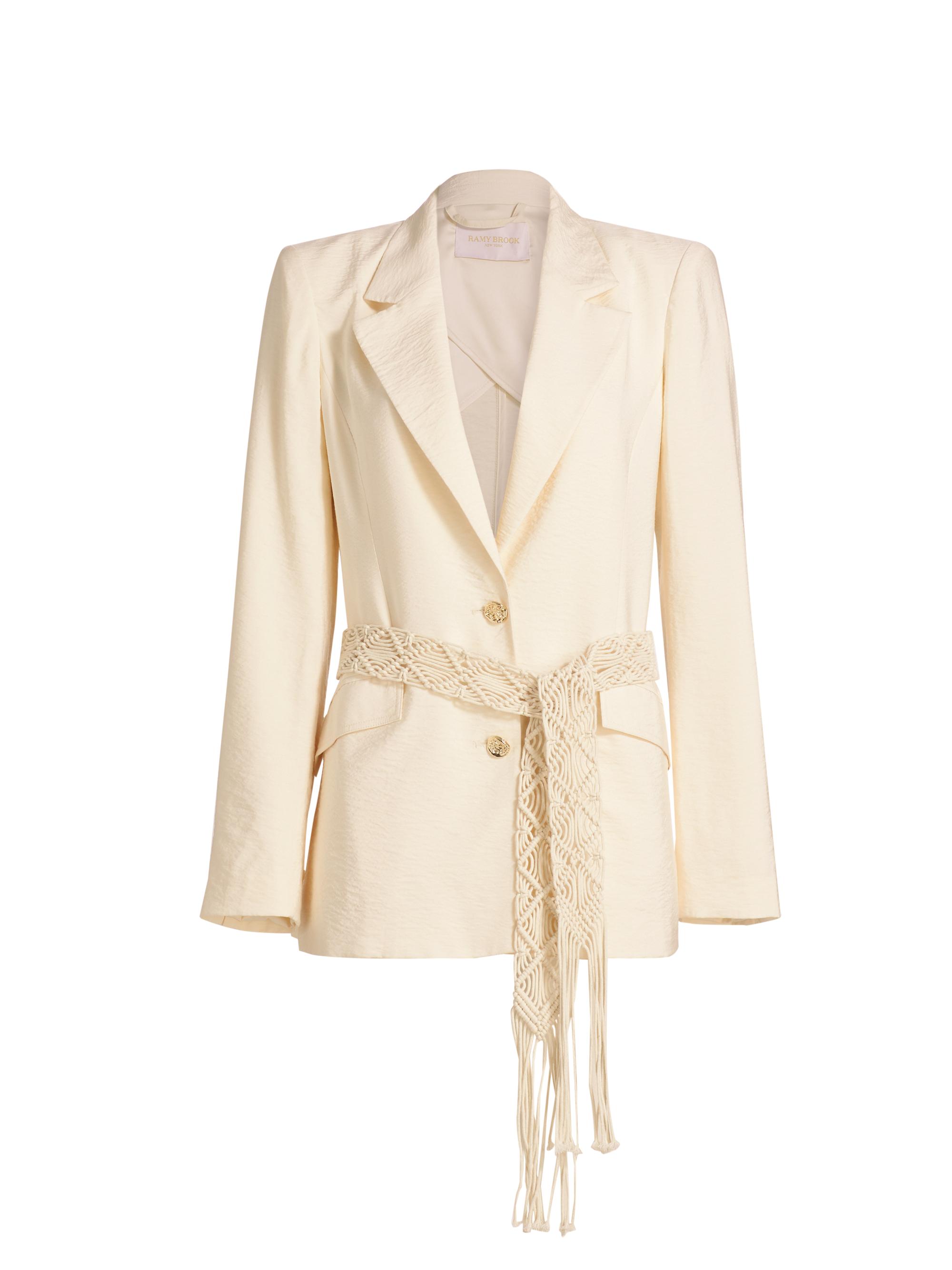 Ramy Brook Mildred Belted Blazer Jacket | Saks Fifth Avenue