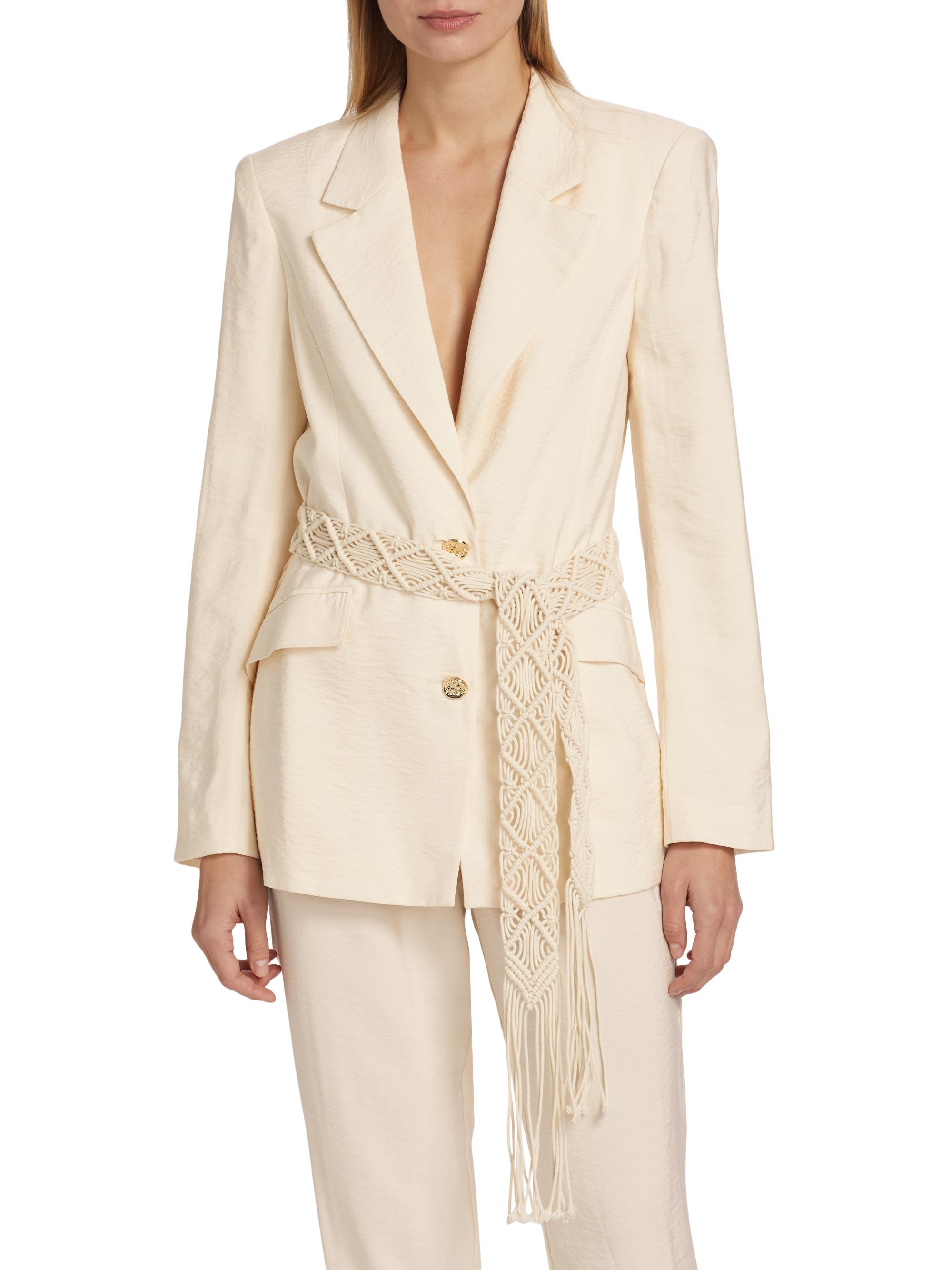 Ramy Brook Mildred Belted Blazer Jacket | Saks Fifth Avenue