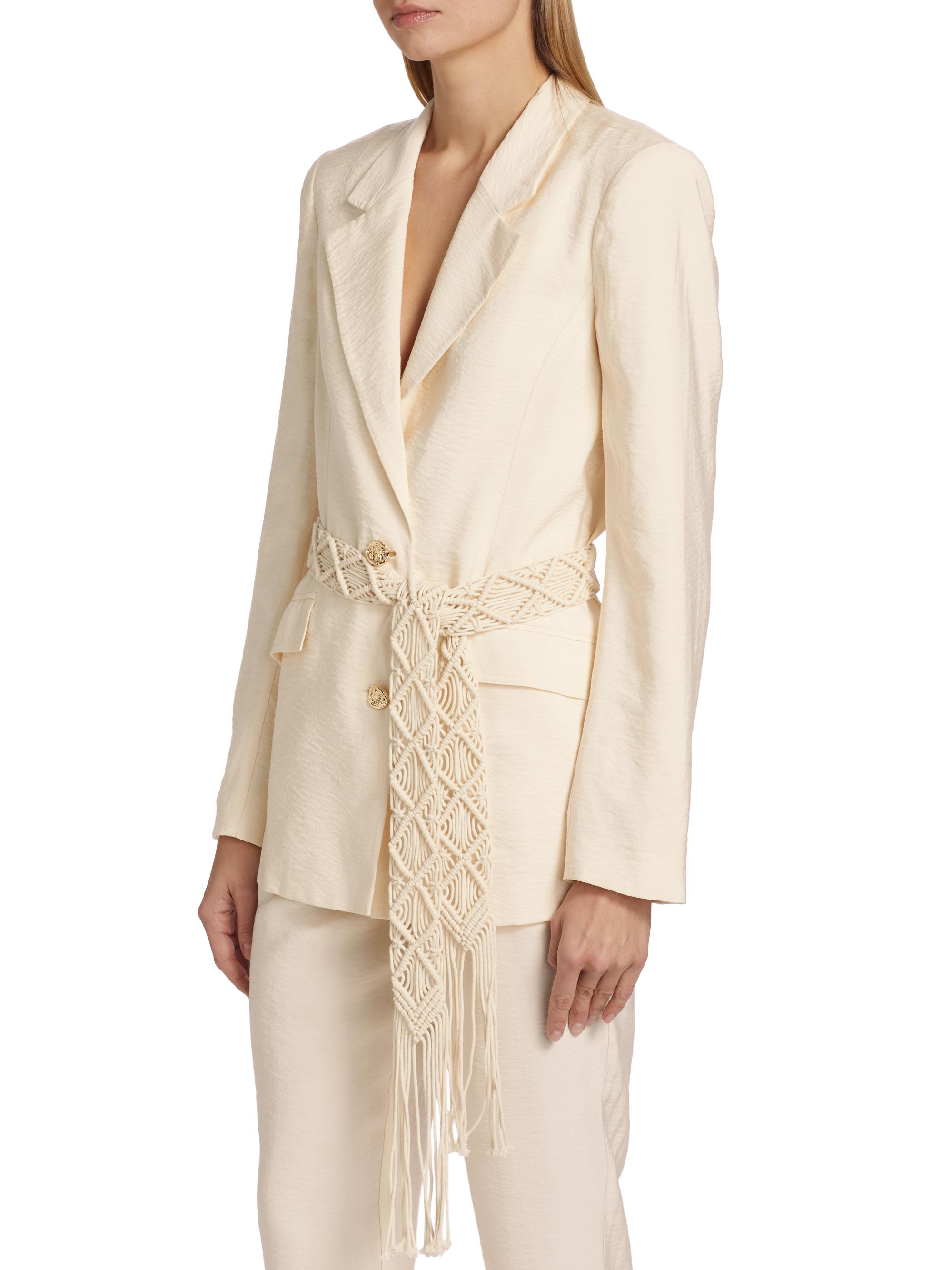 Ramy Brook Mildred Belted Blazer Jacket | Saks Fifth Avenue