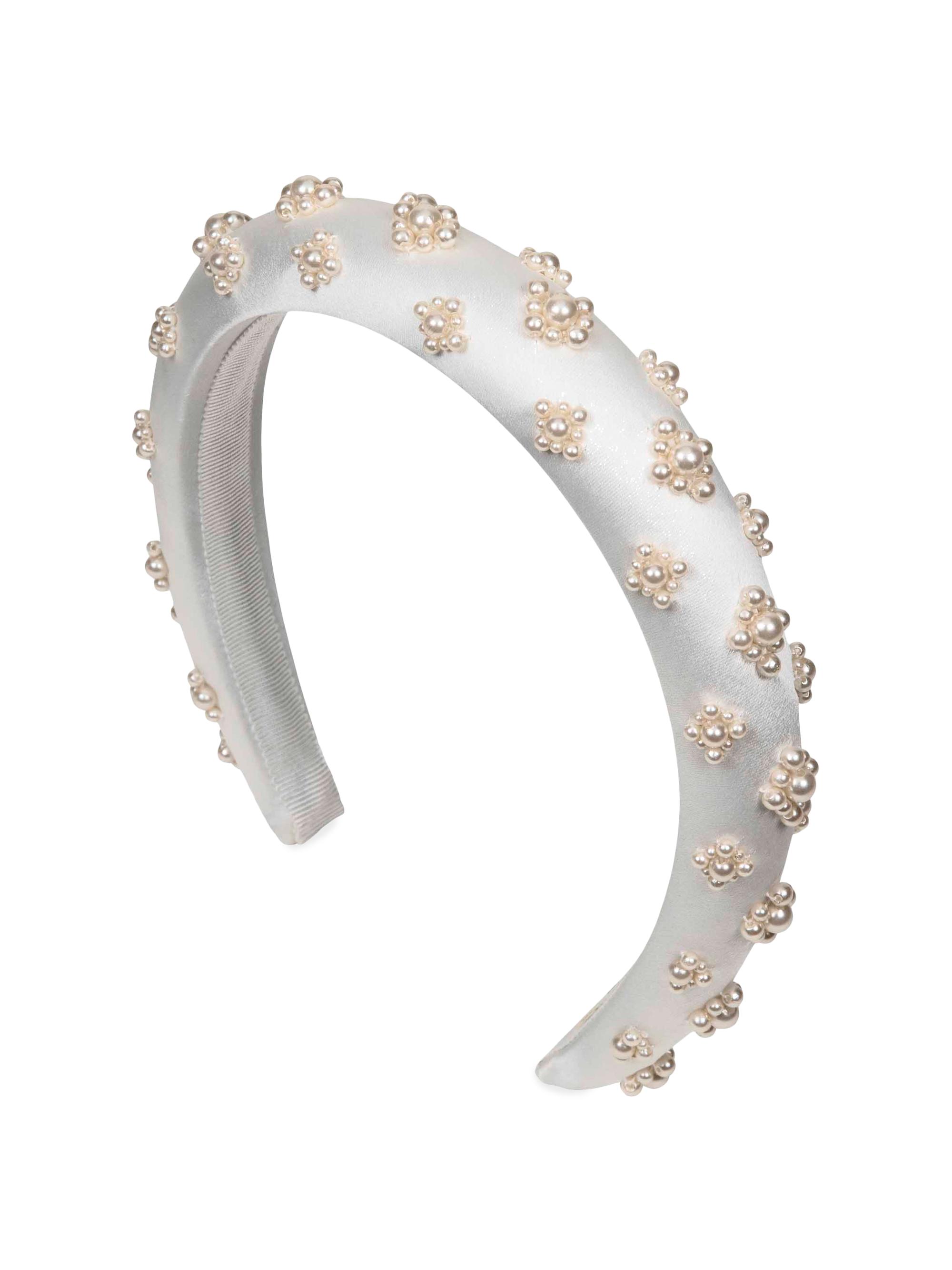Jennifer Behr Women's Margot Imitation Pearl Headband - Cream Pear