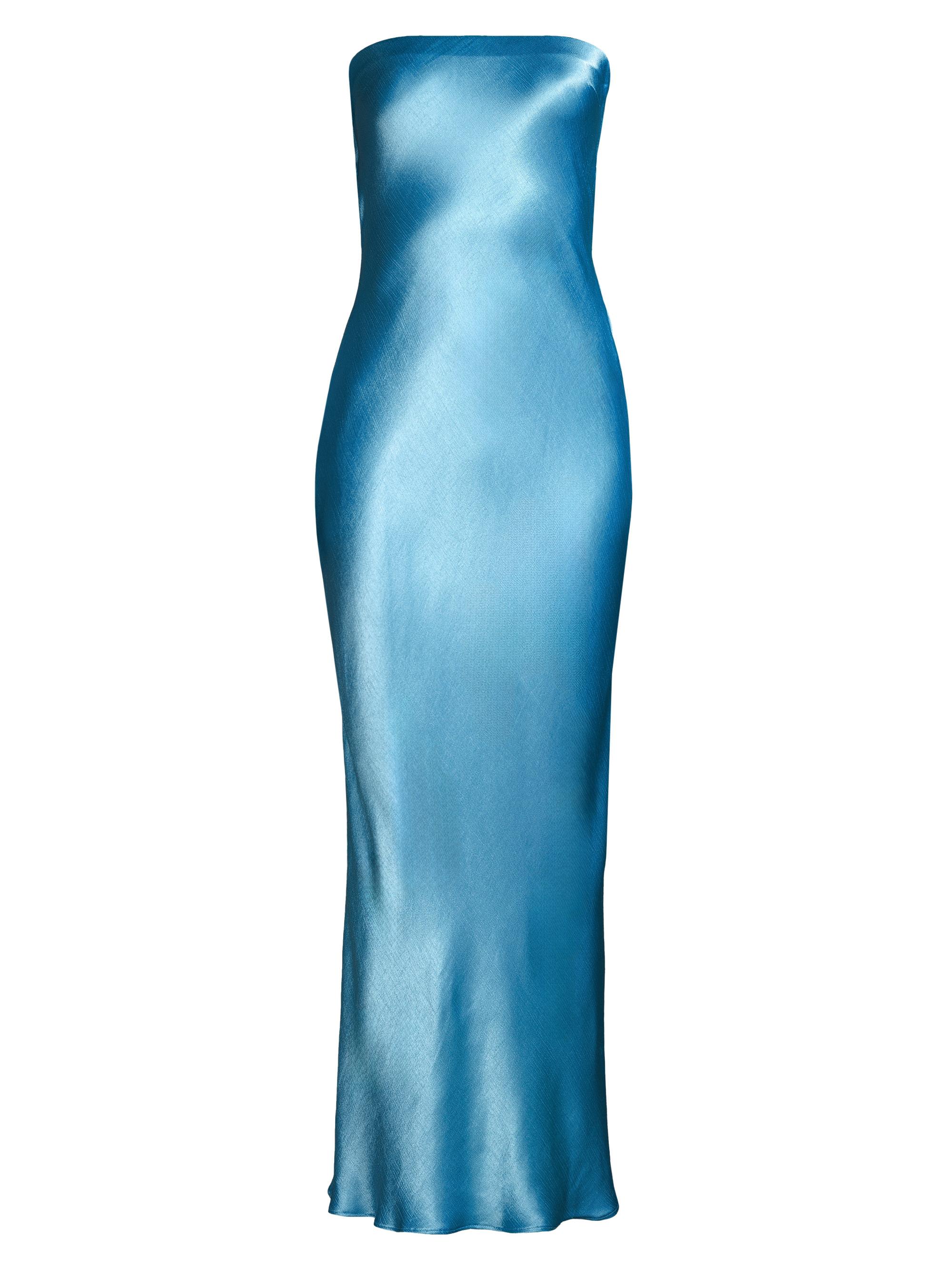 Bec & Bridge Women's Moondance Strapless Midi-Dress - Topaz Blue