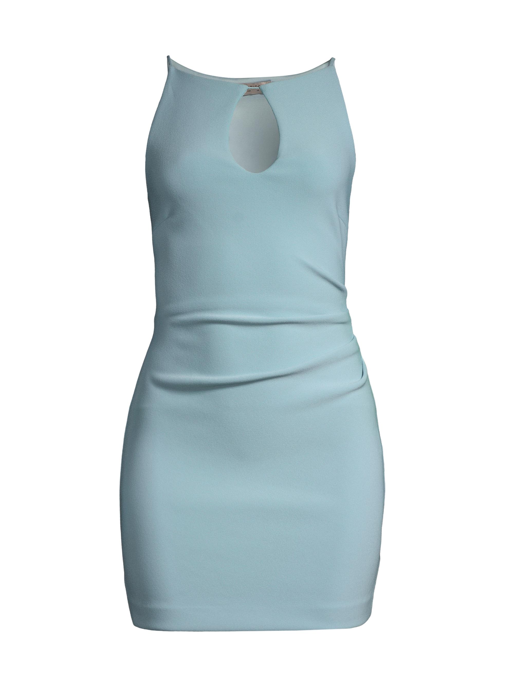 Bec & Bridge Women's Elvie Keyhole Minidress - Dolphin Blue