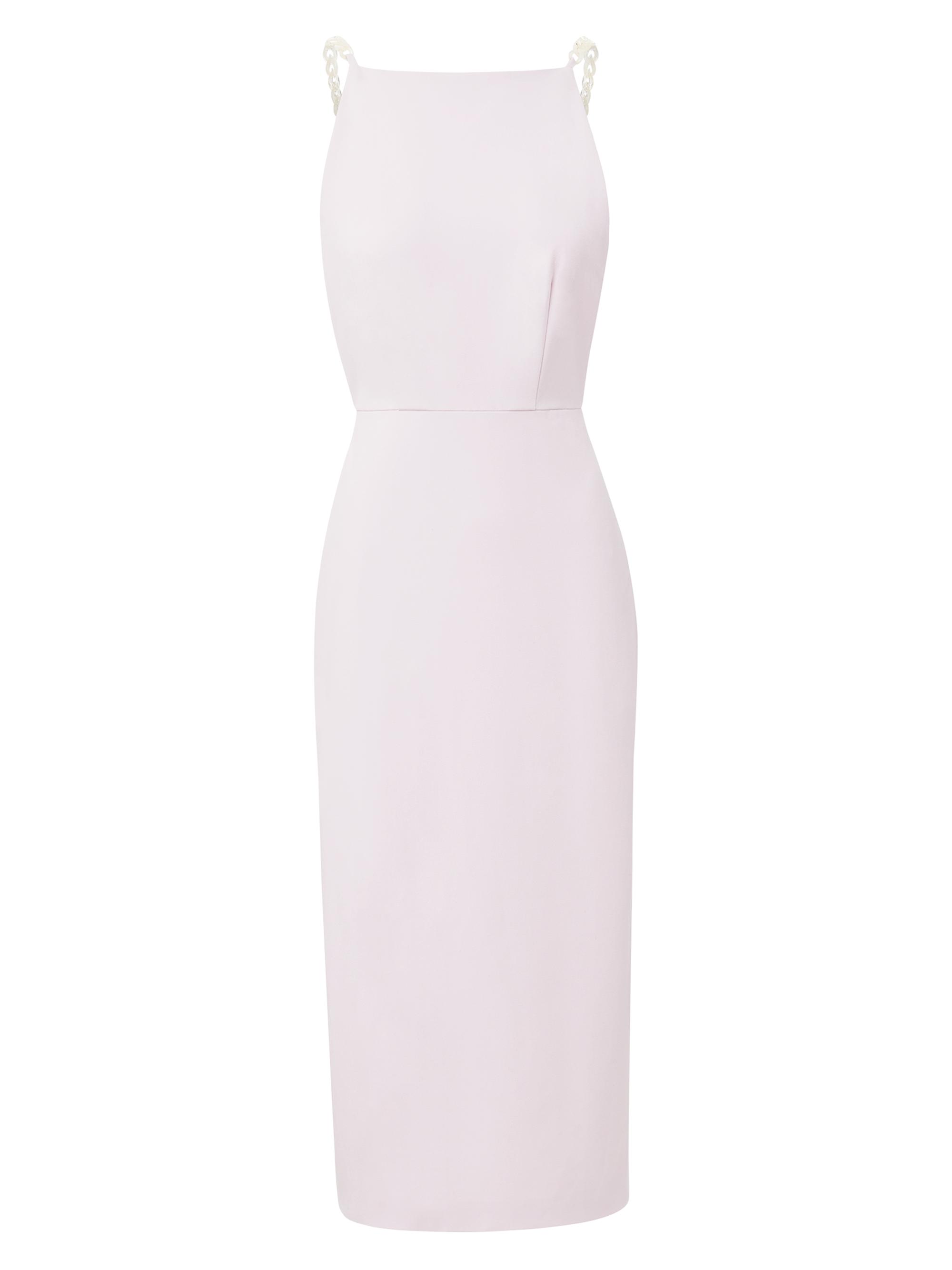 Veronica Beard Women's Reese Square-Neck Sleeveless Midi-Dress - Barely Orchid