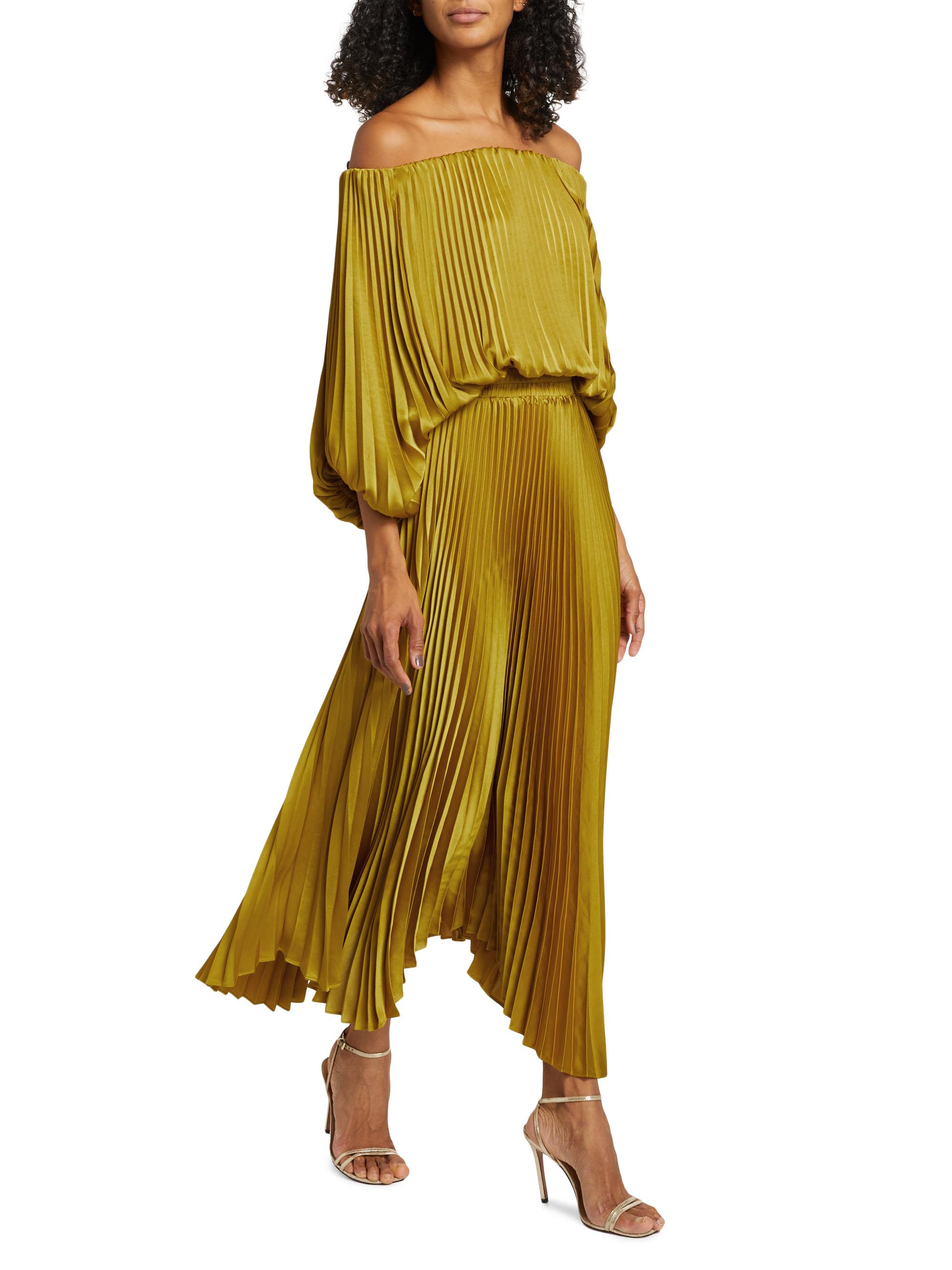 週末値下　アメリ　SIENNA SHRINK DRESS 広瀬アリス着用カラーS Ameri（アメリ）の「SIENNA SHRINK DRESS（ワンピース）」 - WEAR