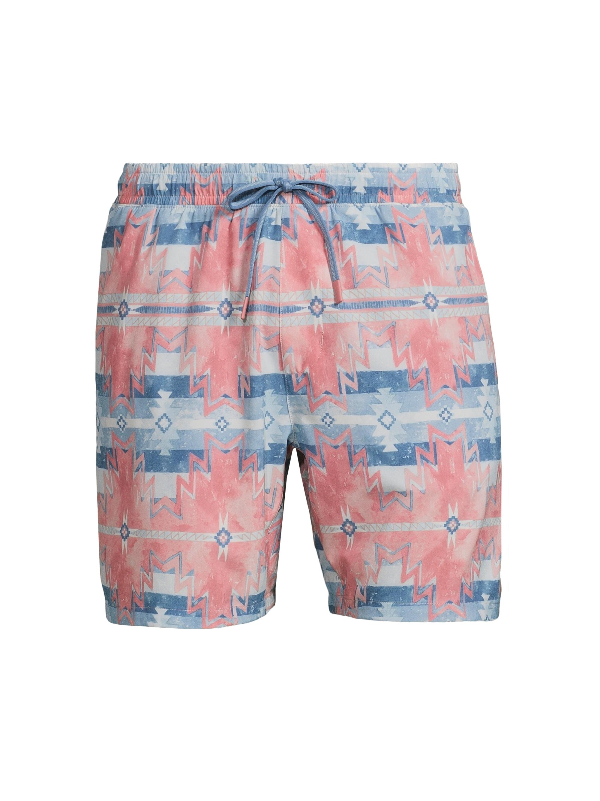 Faherty Brand Men's Shorelite Graphic Swim Trunks - Water Color Star Nation