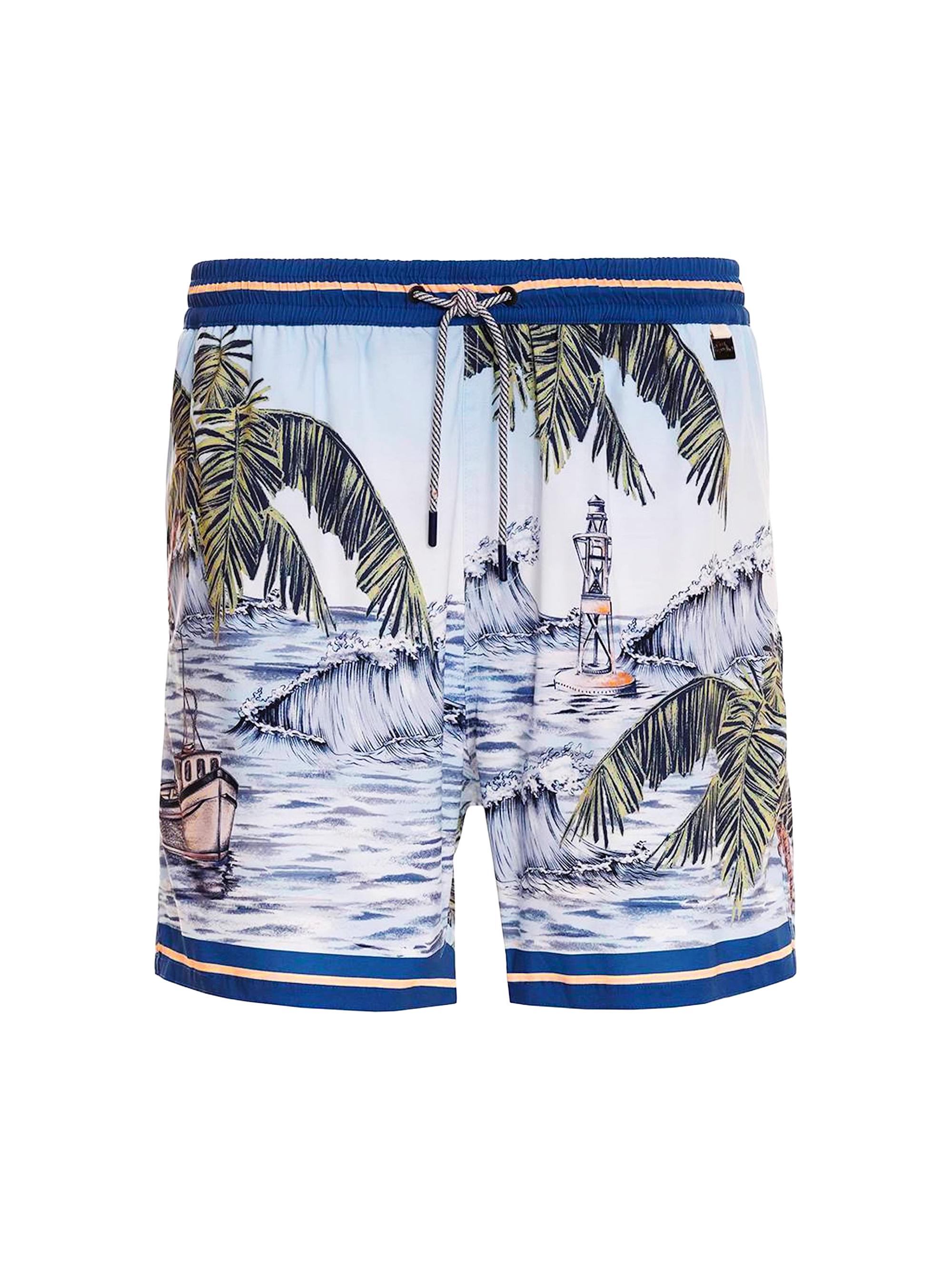 Agua Bendita Men's Returning To The Roots Joe Kai Swim Trunks