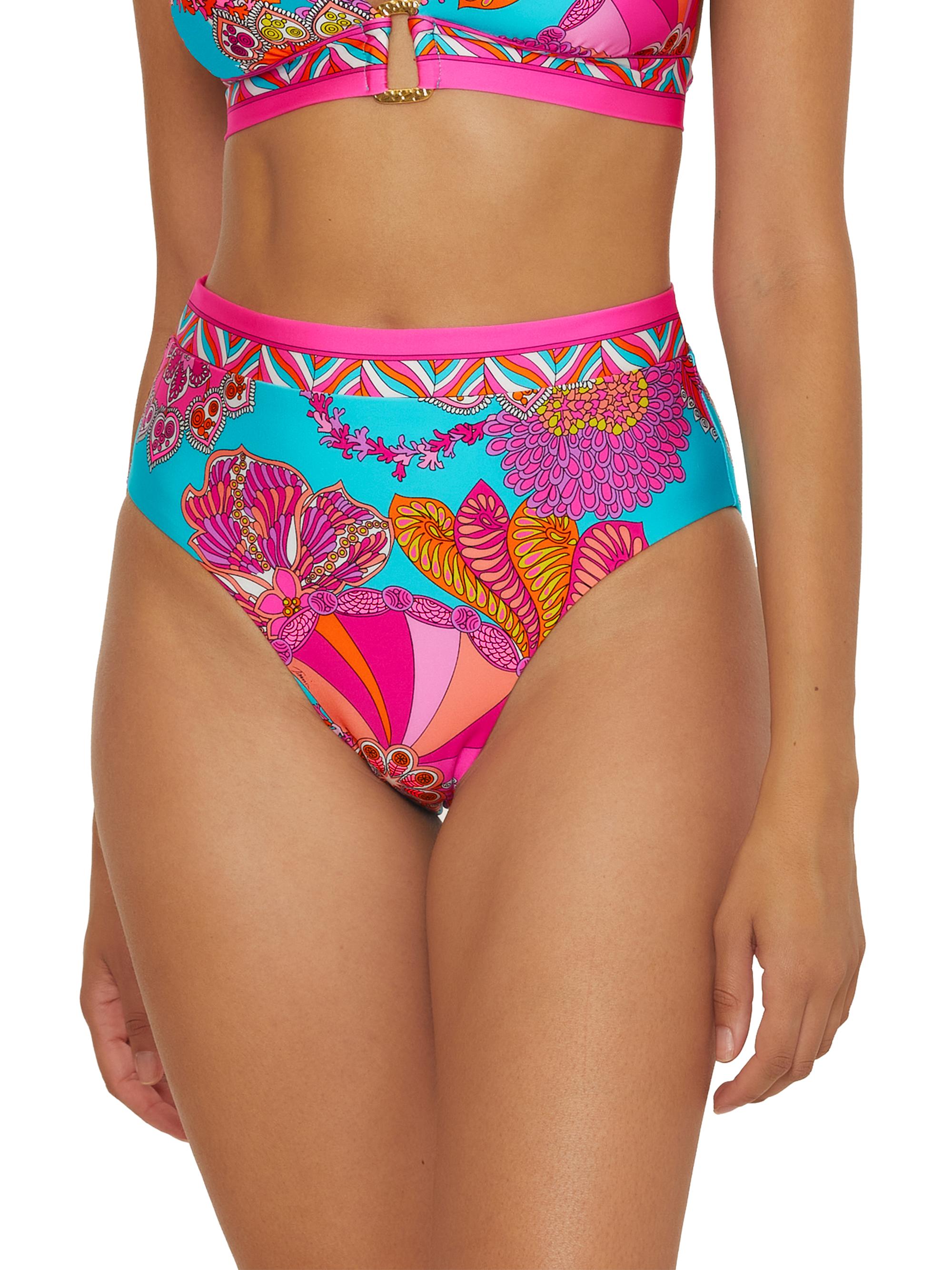 Trina Turk Women's Meilani High-Waisted Bikini Bottom