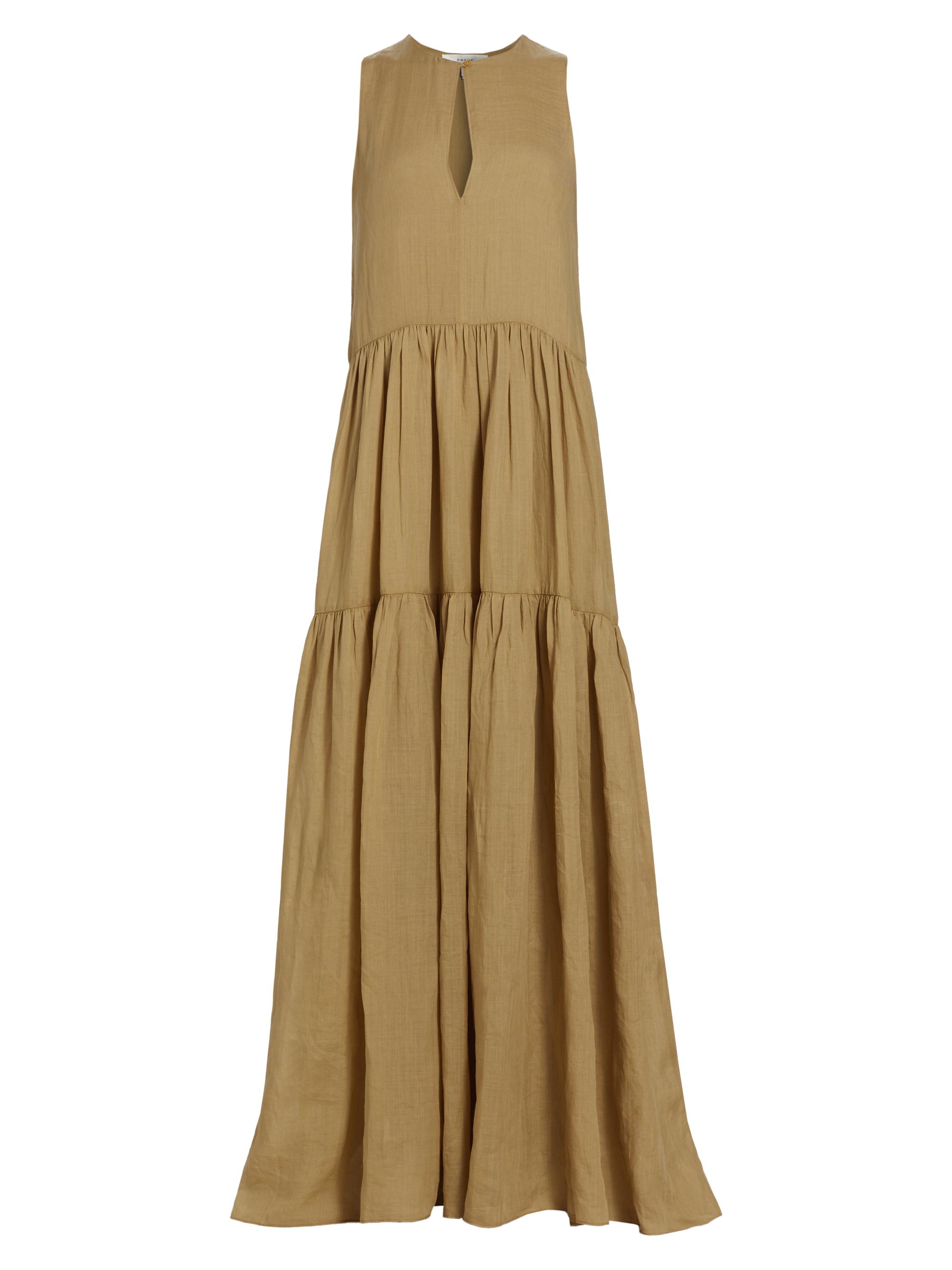 Frame Women's Tiered Sleeveless Maxi Dress - Cypress