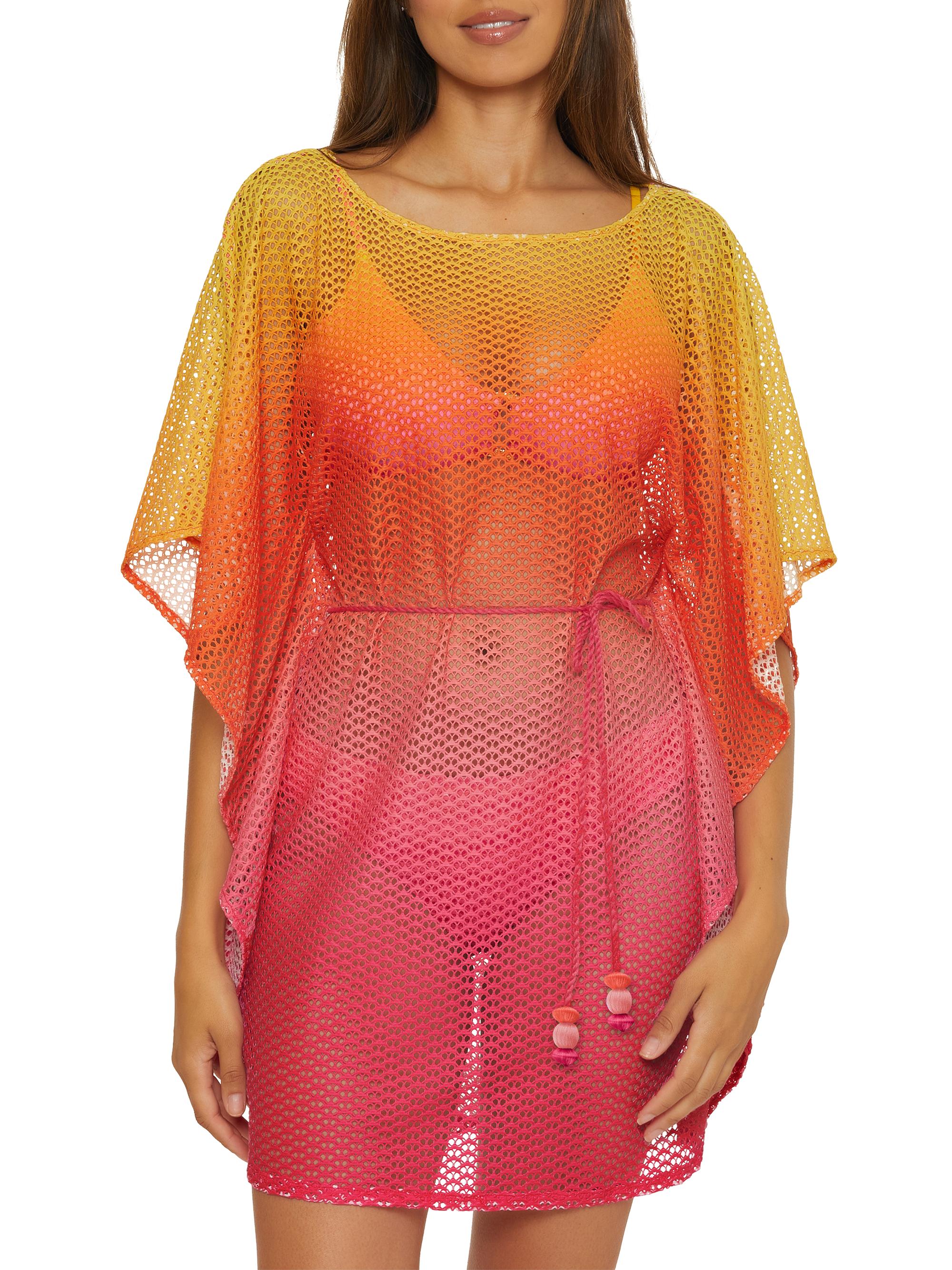 Trina Turk Women's Sun Opal Mesh Caftan - Sun