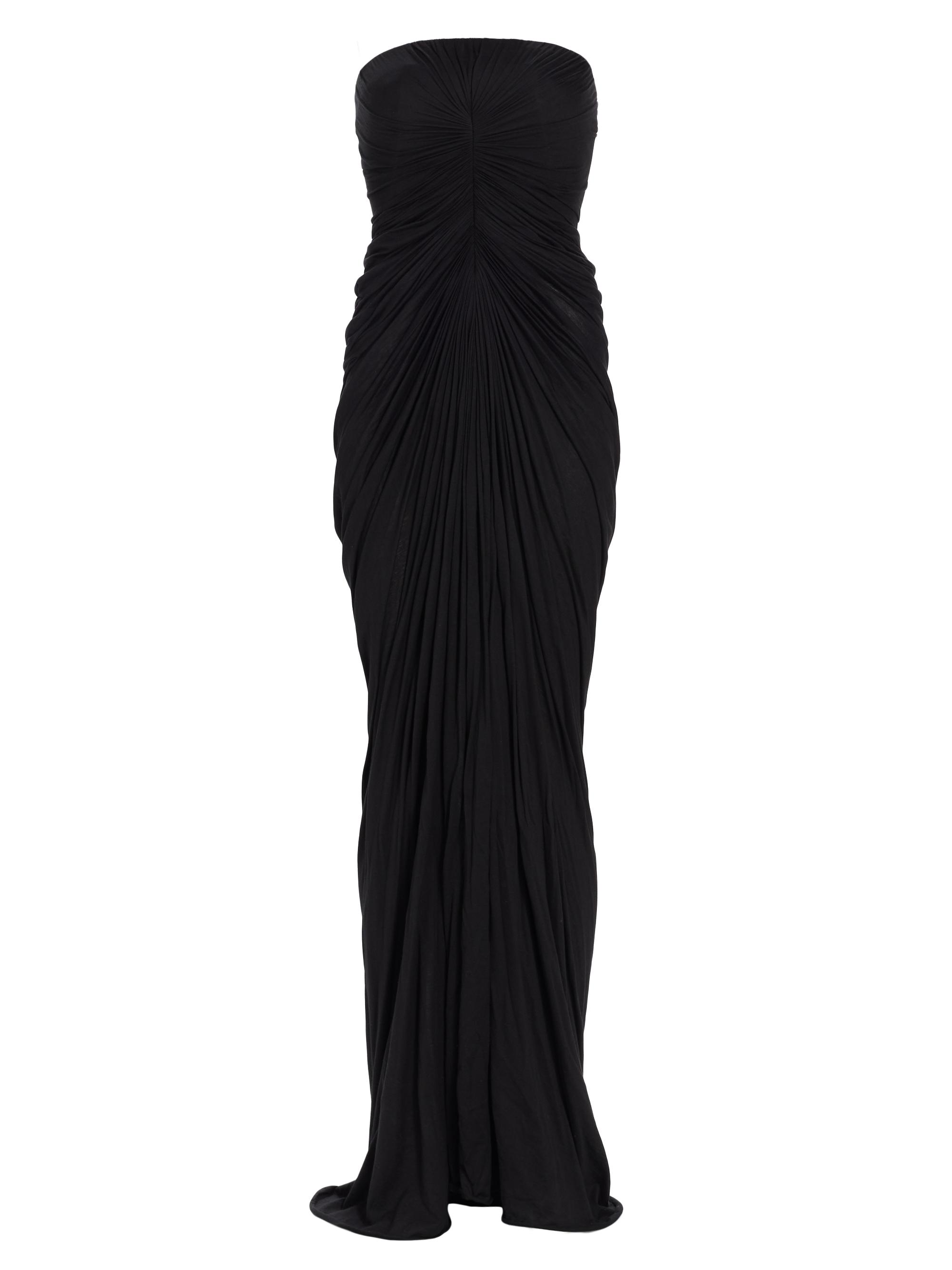 Rick Owens Women's Radiance Bustier Strapless Gown - Black