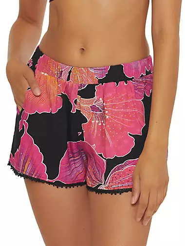 Fleury Floral Pull-On Shorts