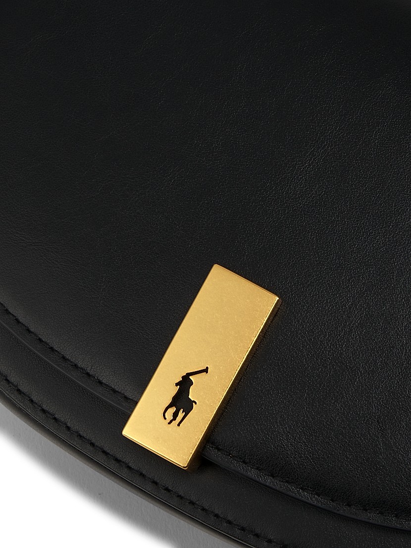 Shop Polo Ralph Lauren Mini ID Leather Saddle Bag | Saks Shop Polo Ralph Lauren Mini ID Leather Saddle Bag | Saks