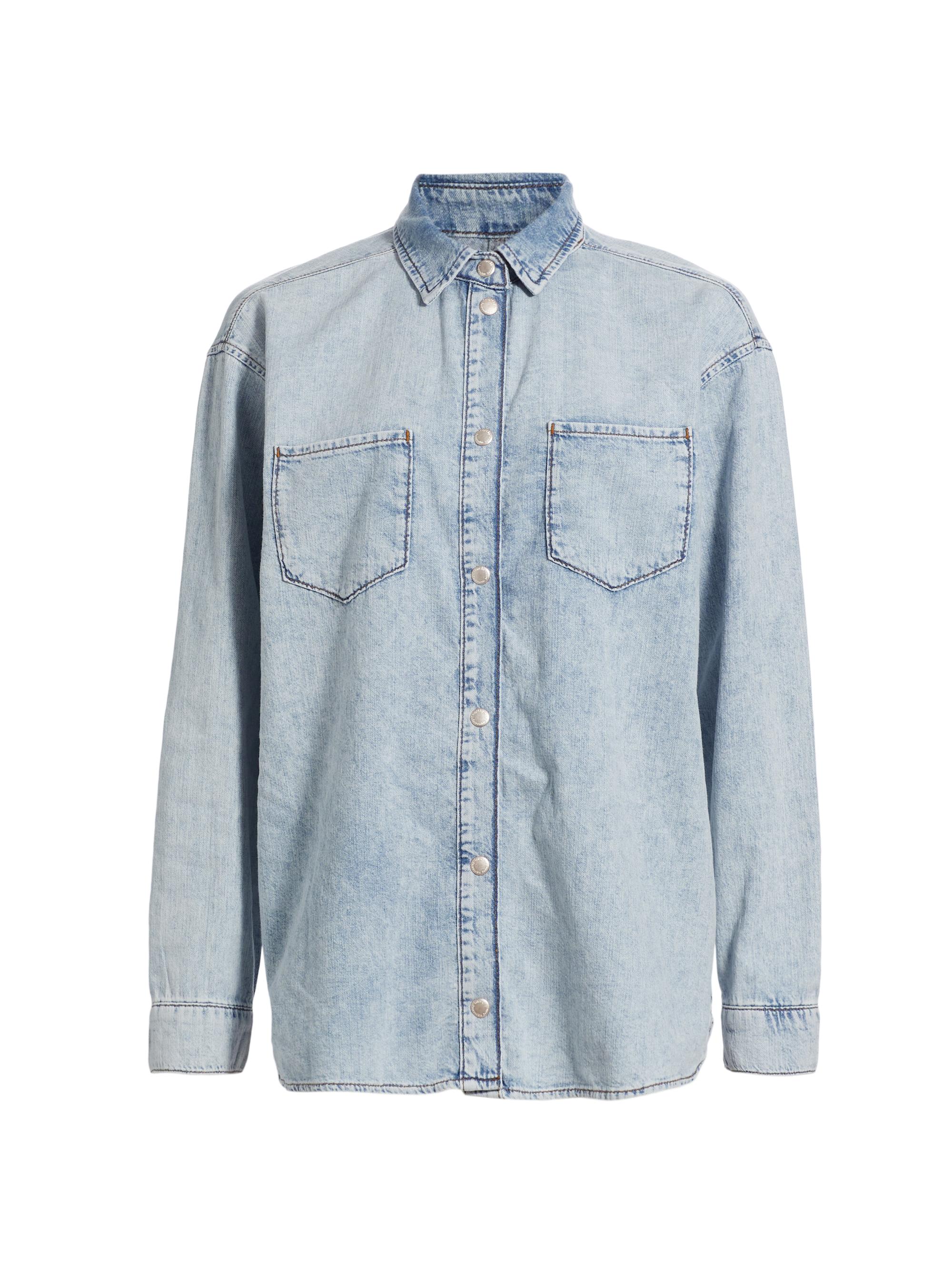 Triarchy Women's Ms. Charlotte Classic Denim Shirt - Spring Indigo