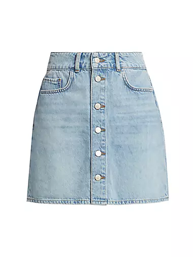 Ms. Louisiana Denim Miniskirt