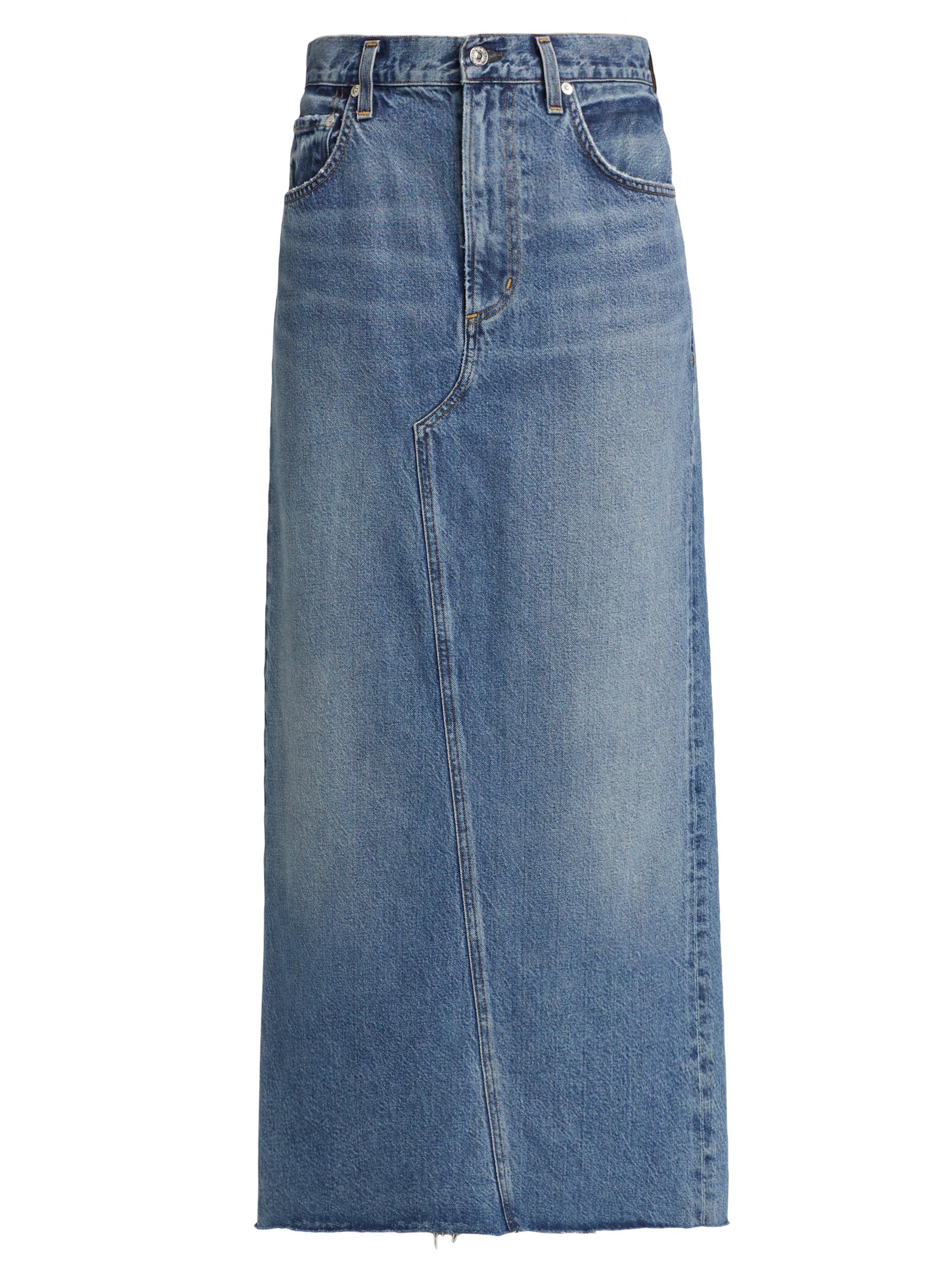 Citizens of Humanity Women's Circolo Denim Maxi Skirt - Glisten