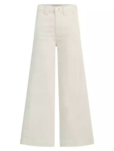 The Avery High-Rise Stretch Wide-Leg Ankle Jeans