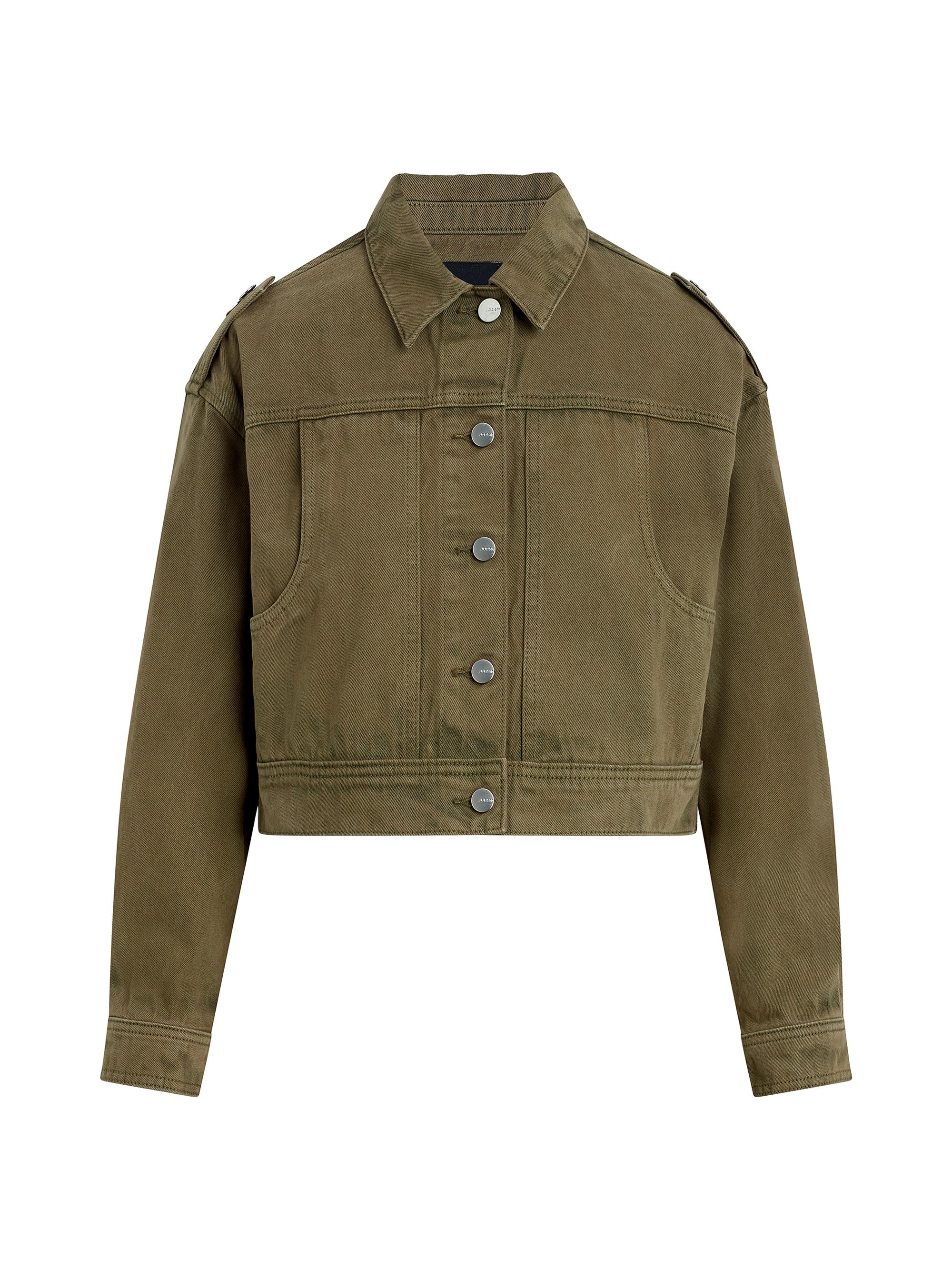Joe's Jeans Women's Utility Cotton Boxy Jacket - Burnt Olive