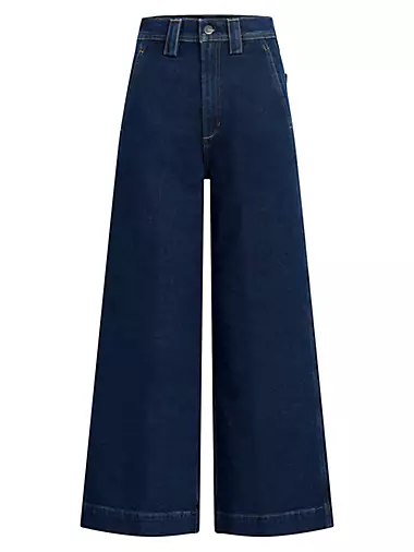 The Avery Wide-Leg Ankle Jeans