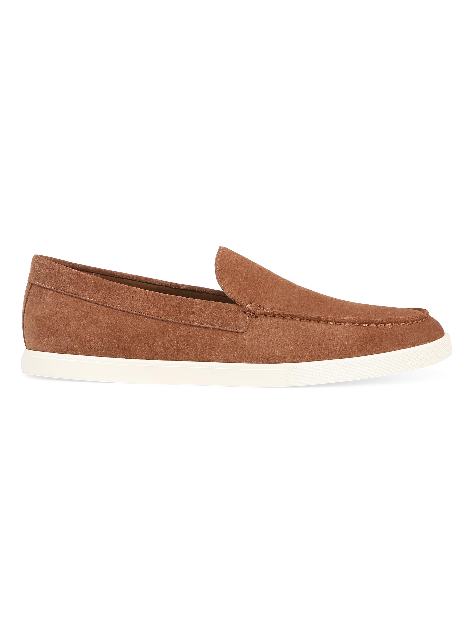 Vince Men's Sonoma II Suede Loafers - Coriander Brown Suede