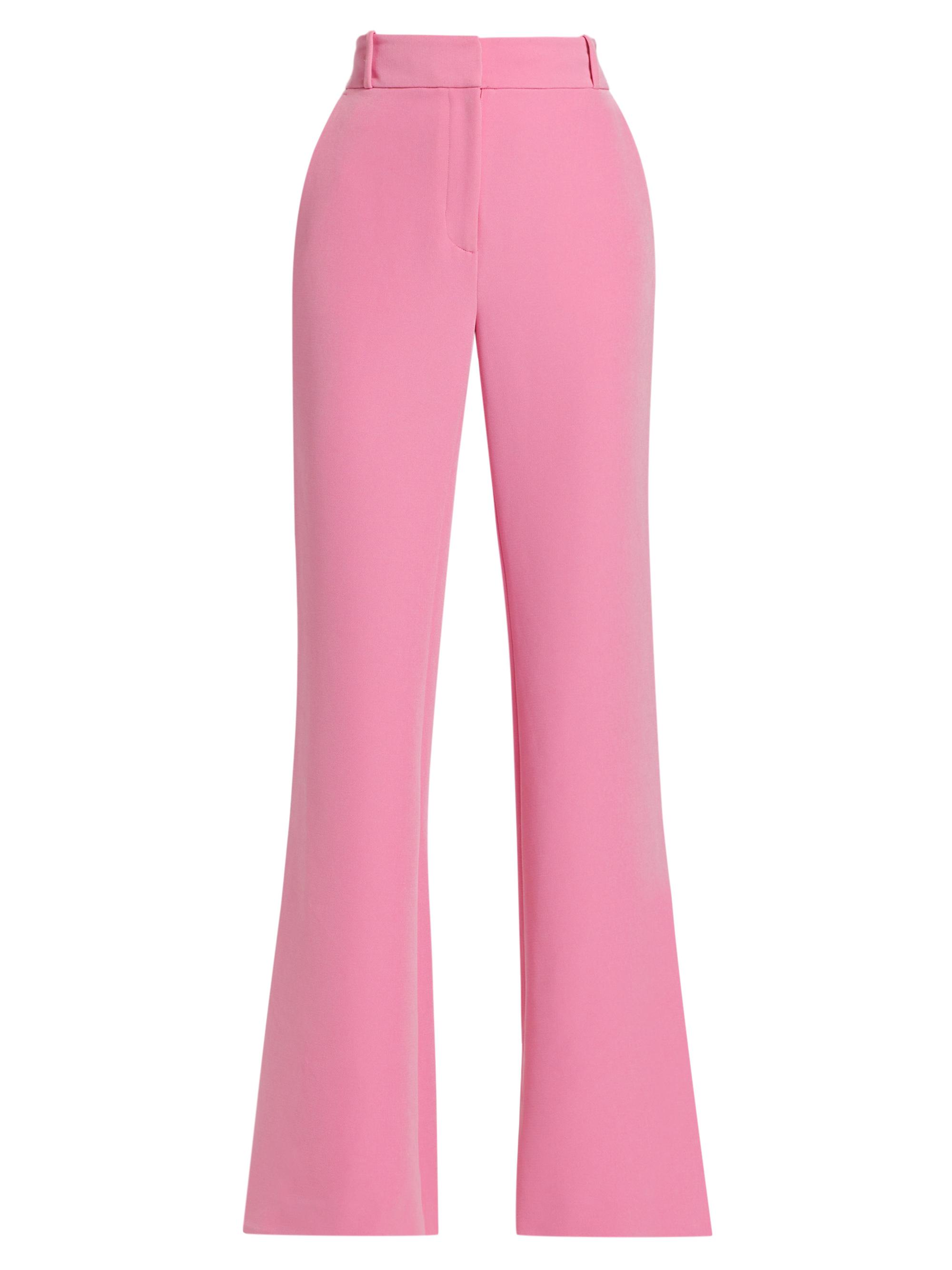 Toccin Women's Gaia High-Rise Flared Pants - Pink
