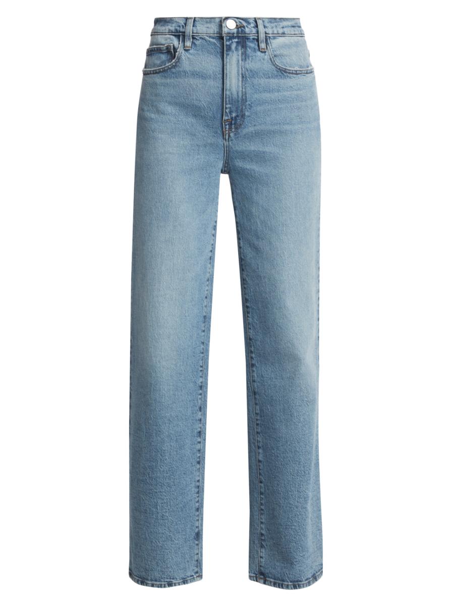 【Frame】 High-riseワイドレッグジーンズ Frame High-rise wide-leg jeans Frame Denim