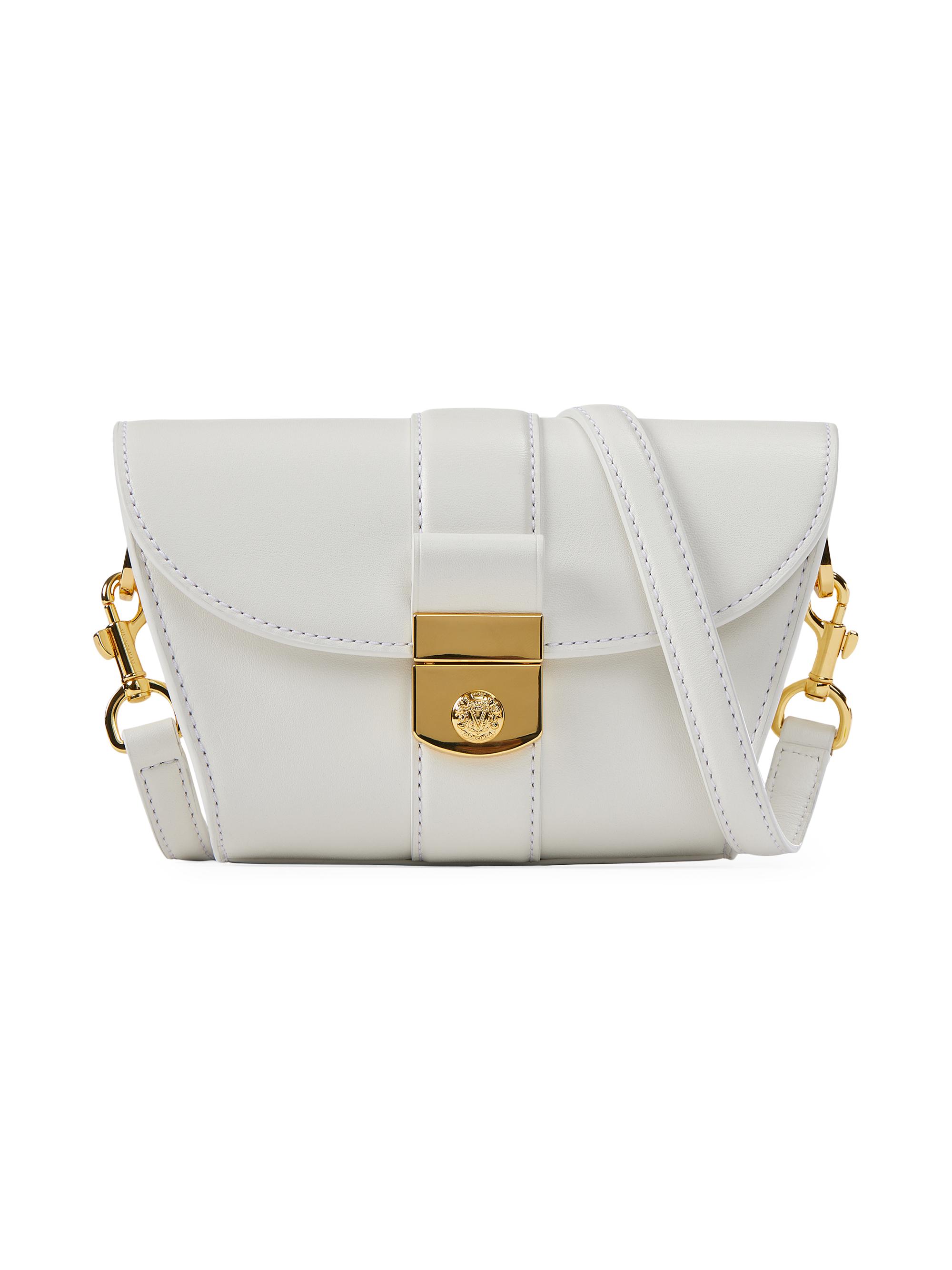 Veronica Beard Women's  Leather Saddle Bag - Off White