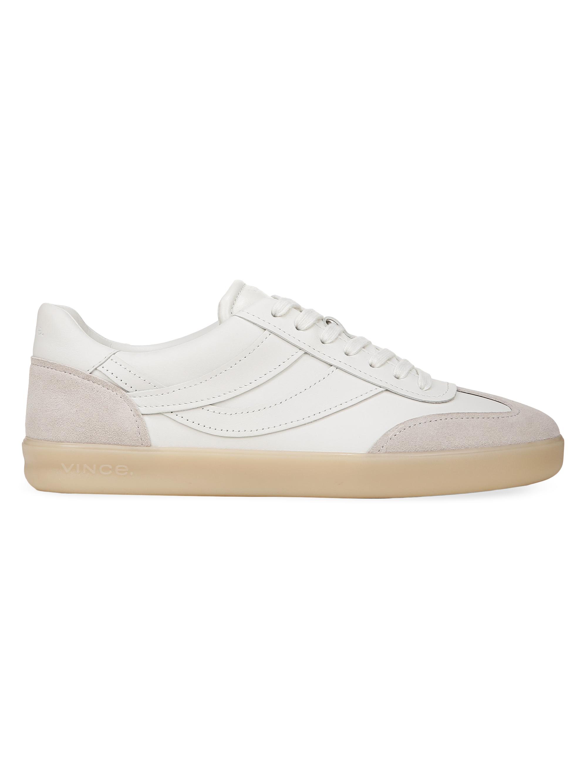 Vince Men's Oasis Leather Sneakers - Chalk Horchata