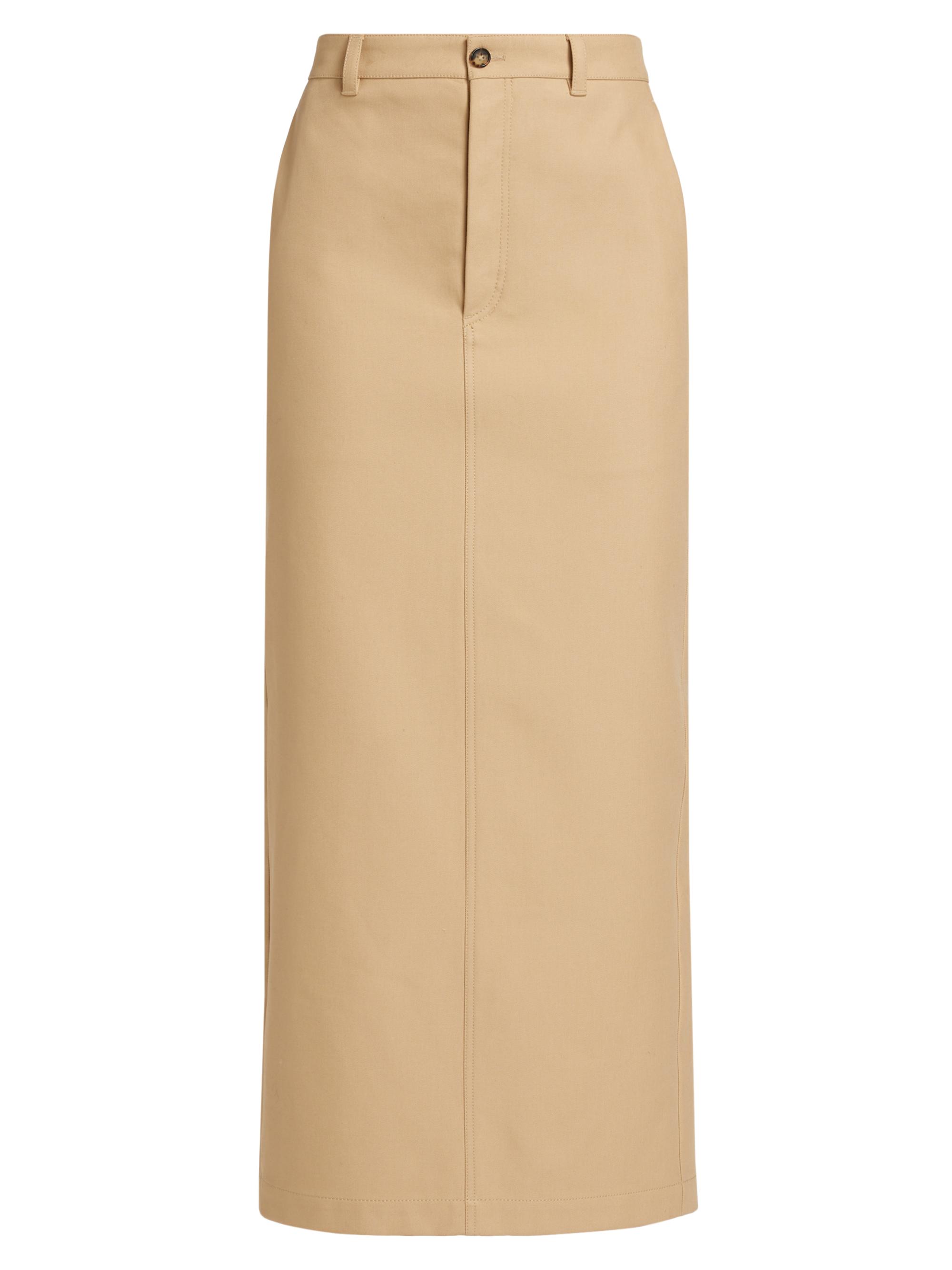 Drill Cotton Column Maxi Skirt Saks Fifth Avenue