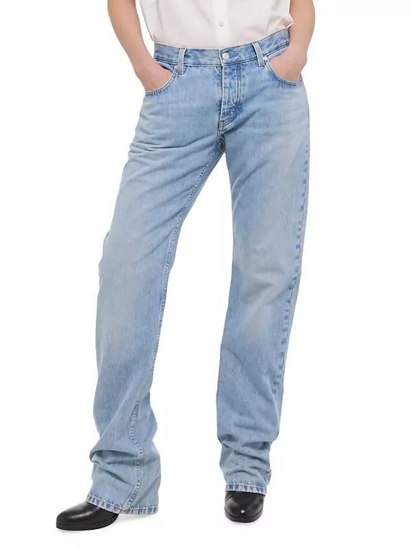 Shop Helmut Lang Washed Straight-Leg Jeans | Saks Fifth Avenue Shop Helmut Lang Washed Straight-Leg Jeans | Saks Fifth Avenue