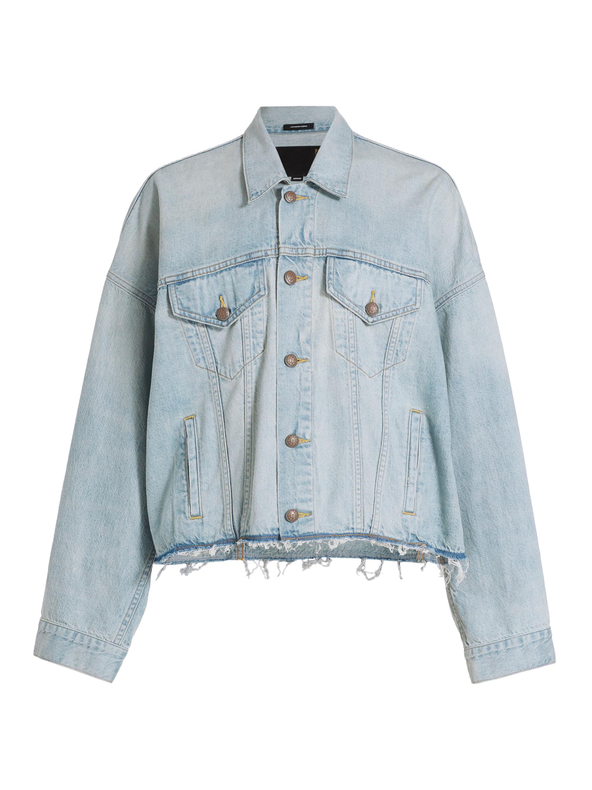 Shop R13 Oversized Cut-Off Trucker Jacket | Saks Fifth Avenue