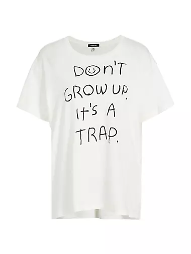 Don't Grow Up Short-Sleeve Cotton T-Shirt