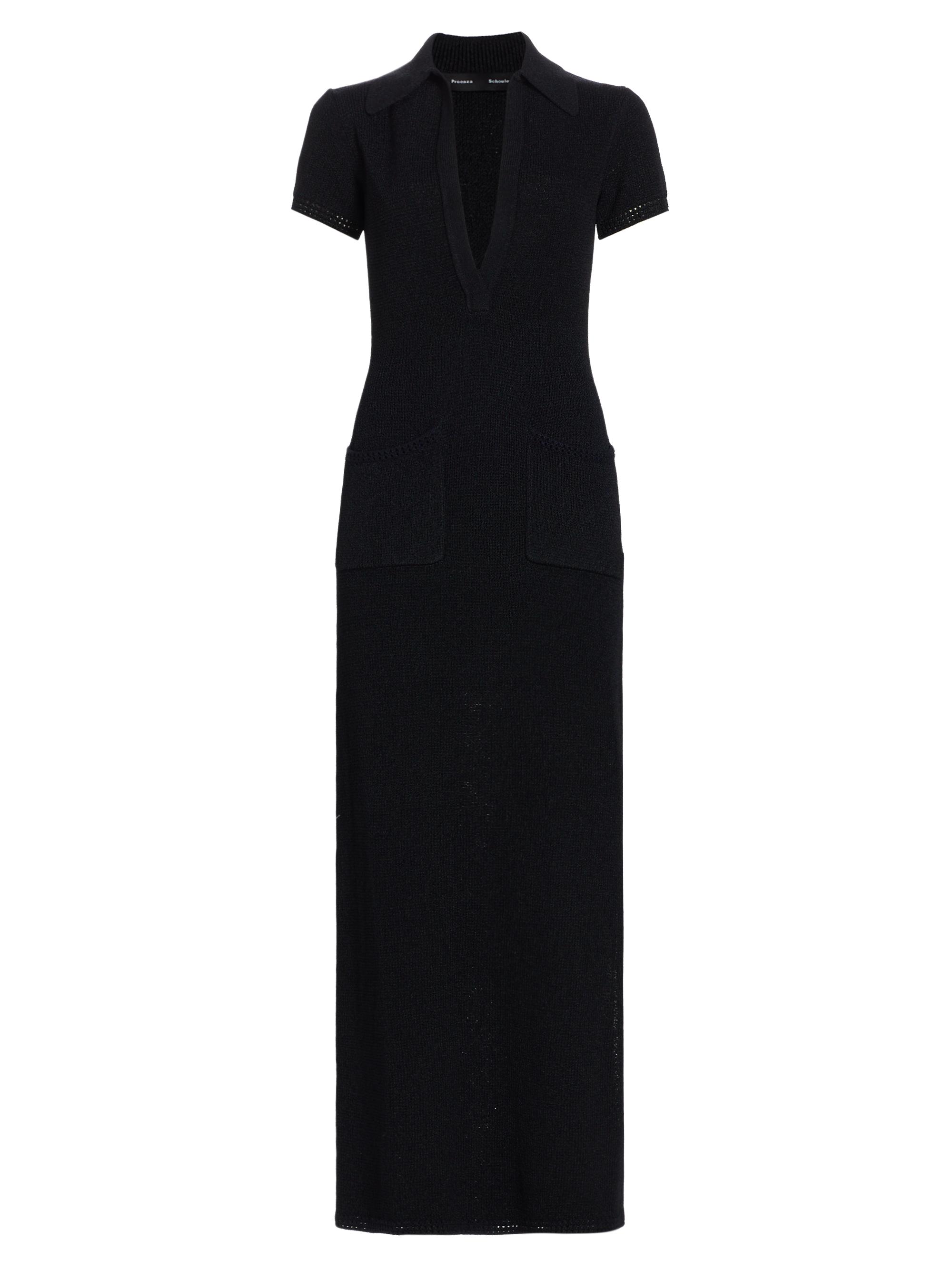 Proenza Schouler Lauryn Rib-Knit Long-Sleeve Maxi Dress | Saks Fifth Avenue