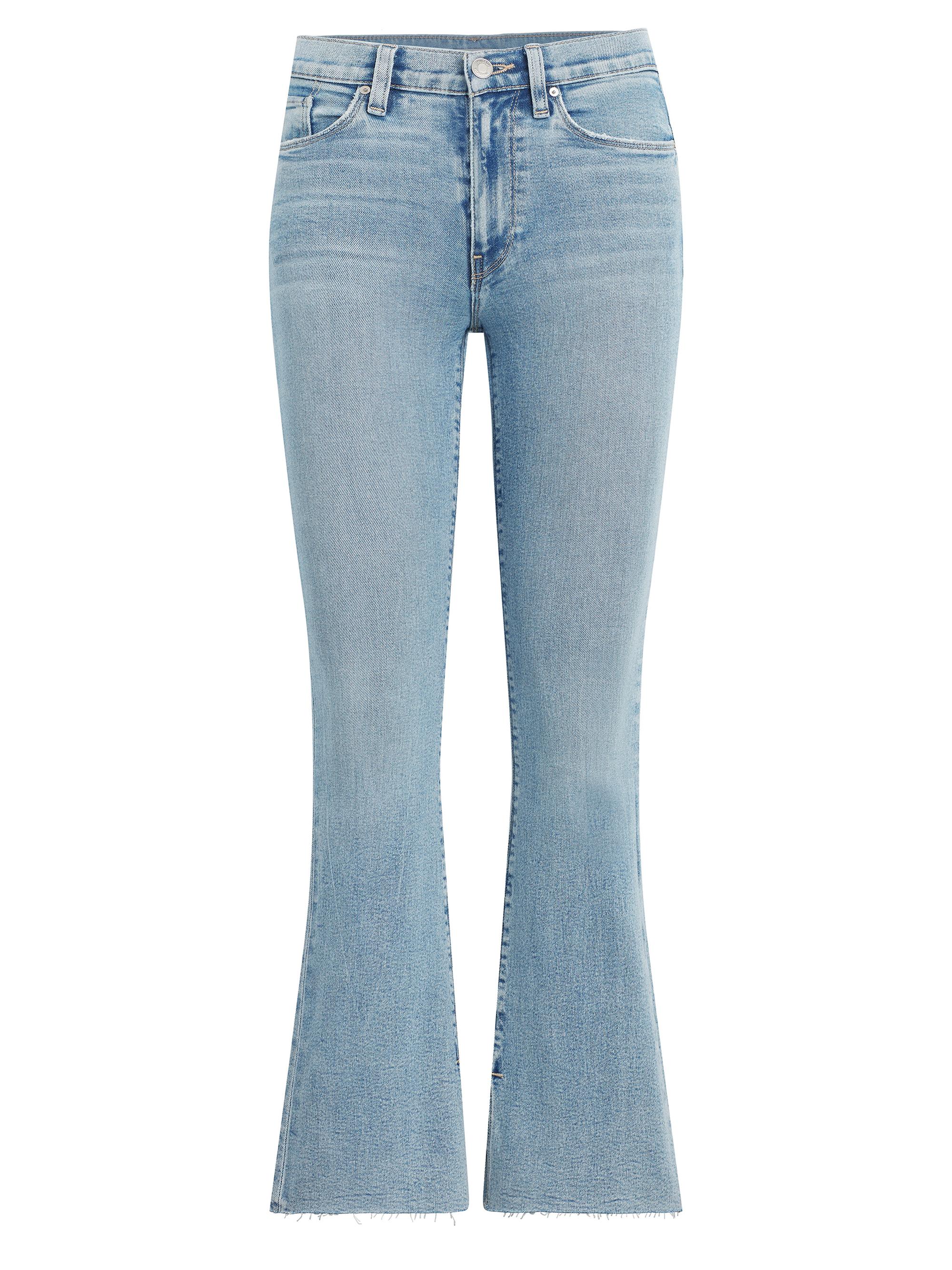 Hudson Jeans Petite Barbara High-Rise Slit Bootcut Jeans Saks