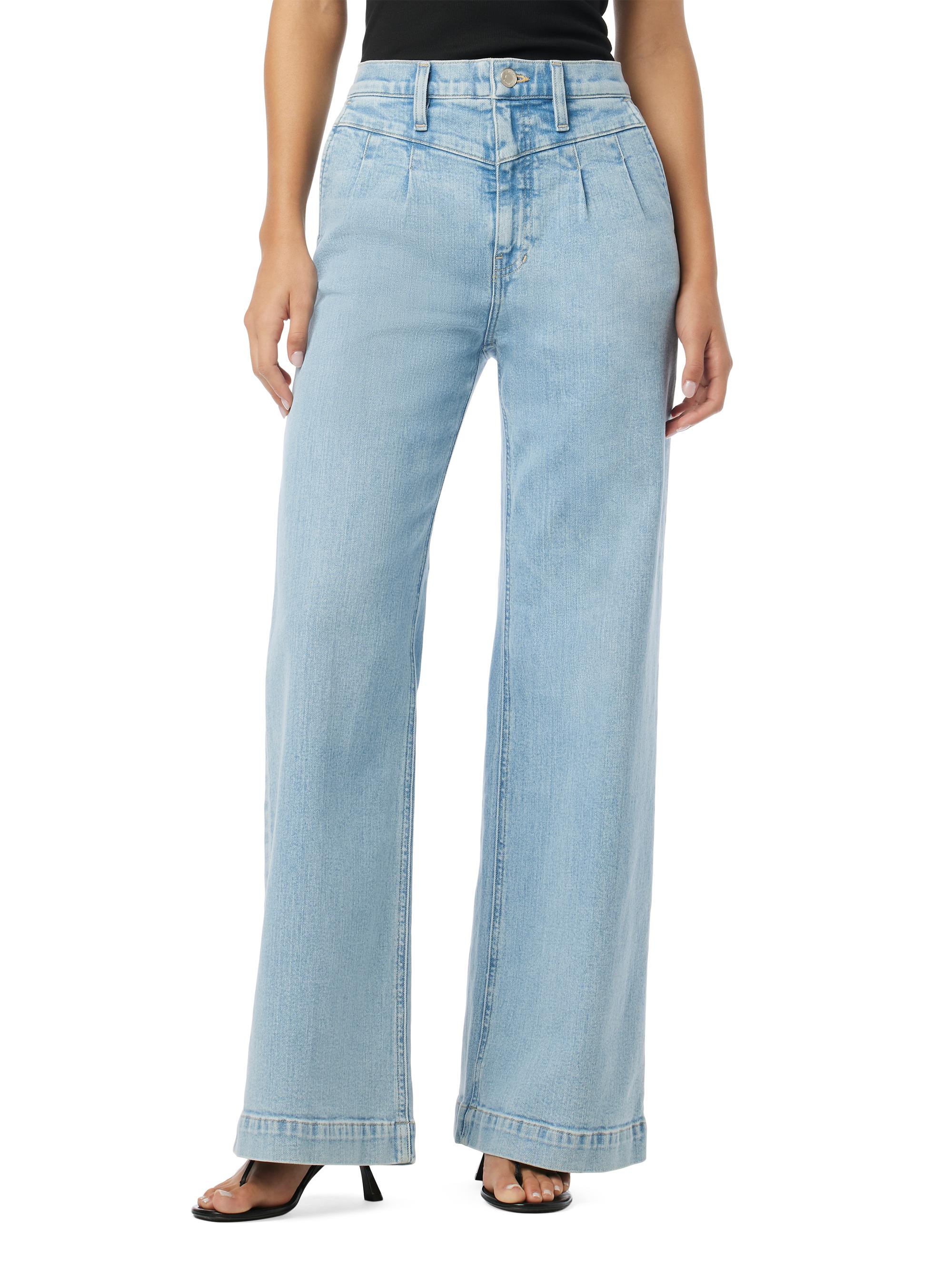 Hudson Jeans Jodie Pleated Front Yoke Wide-Leg Jeans Saks Fifth