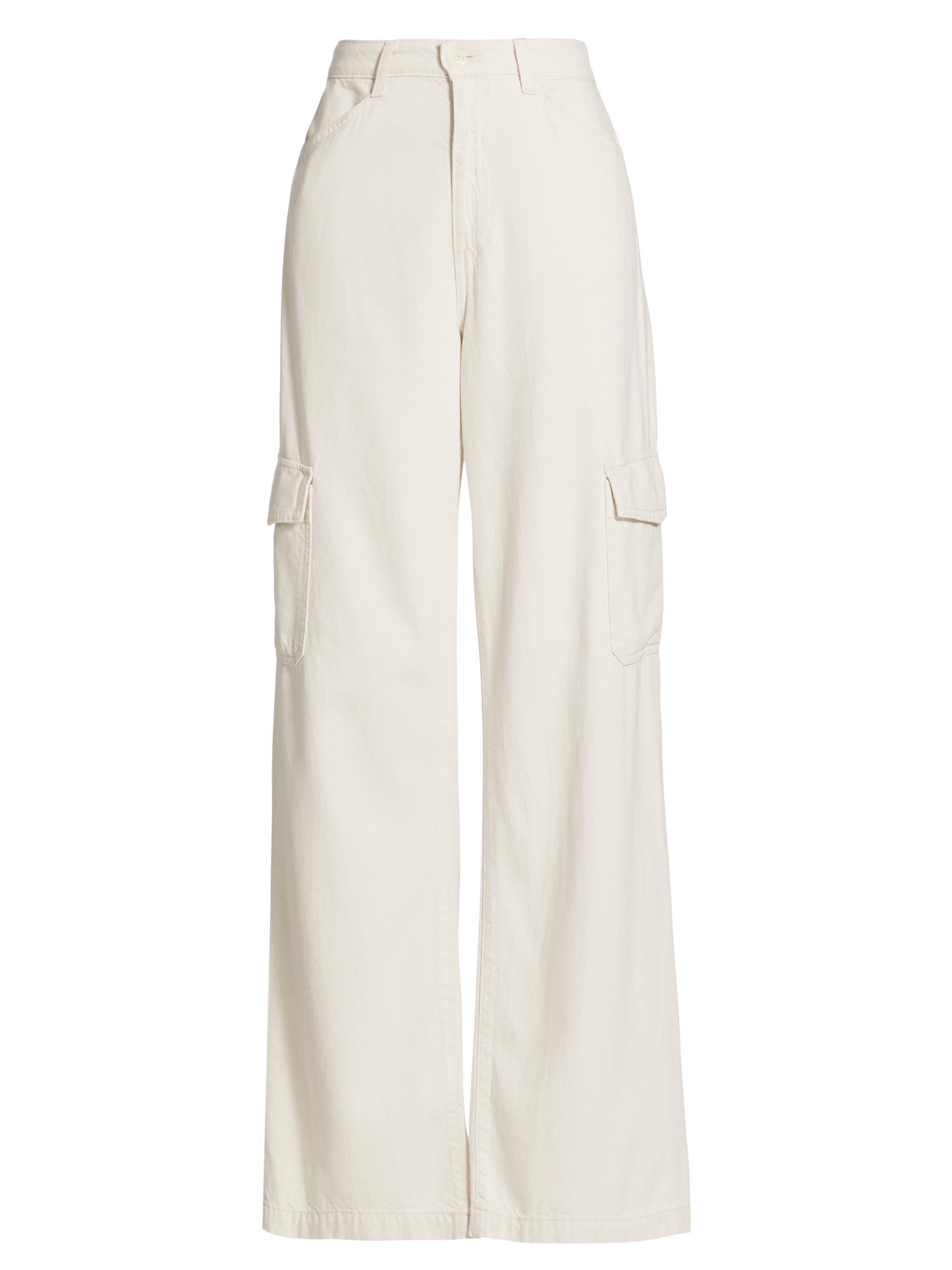 AG Jeans Women's Gatina Cotton-Blend Cargo Pants - Opal Stone