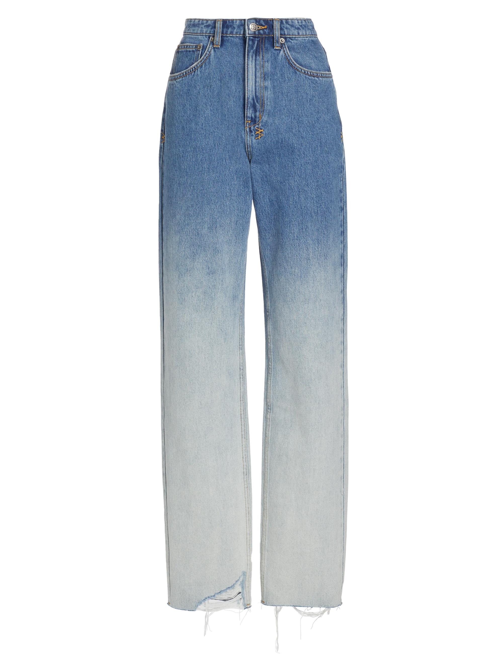 Ksubi Women's Express To Mars Playback Glacier High-Rise Tapered Jeans - Denim