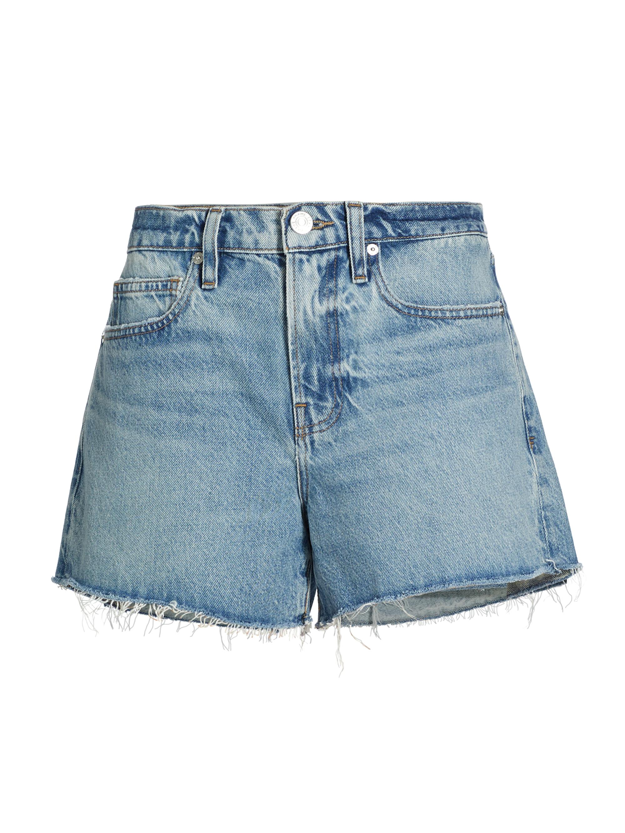 Frame Women's Le Brigette Frayed Denim Shorts - Rhode