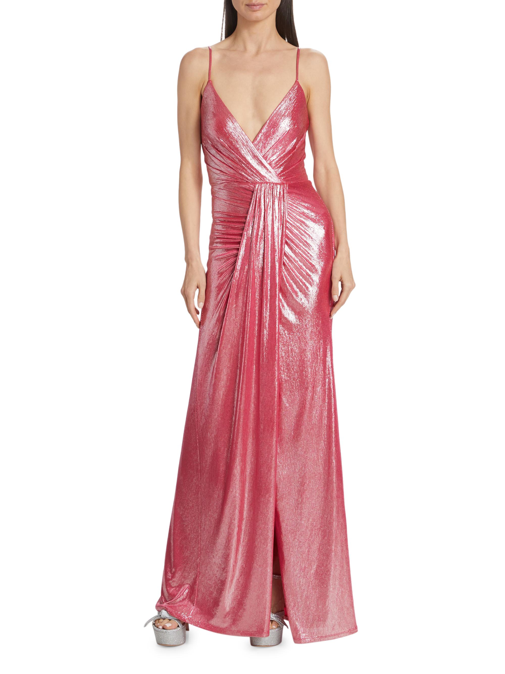 Ramy Brook Kade Metallic Draped Gown | Saks Fifth Avenue