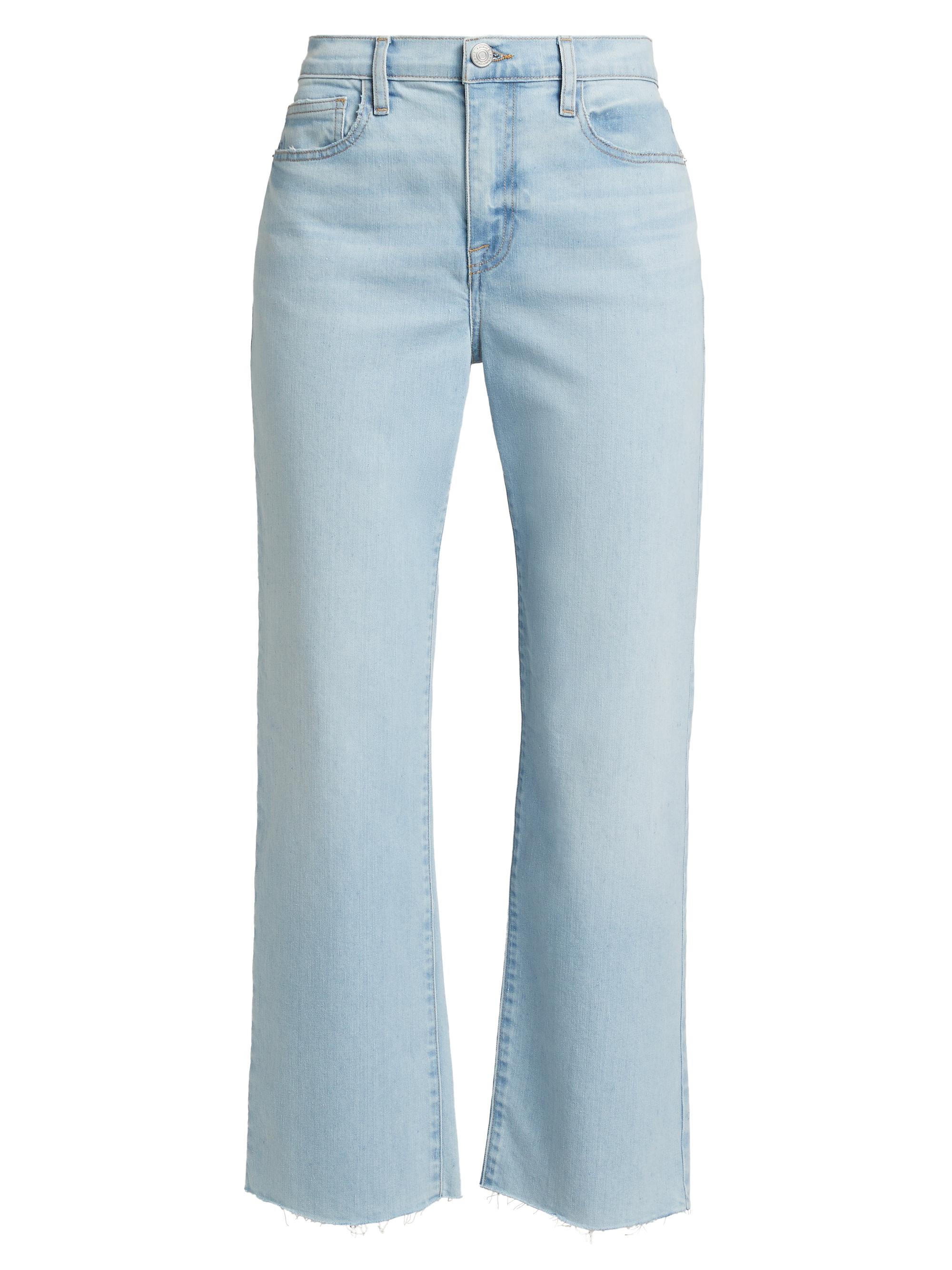 Frame Women's Le Jane Mid-Rise Stretch Cropped Boot-Cut Jeans - Soap