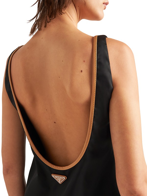 Shop Prada Re-Nylon Mini-Dress | Saks Fifth Avenue Shop Prada Re-Nylon Mini-Dress | Saks Fifth Avenue