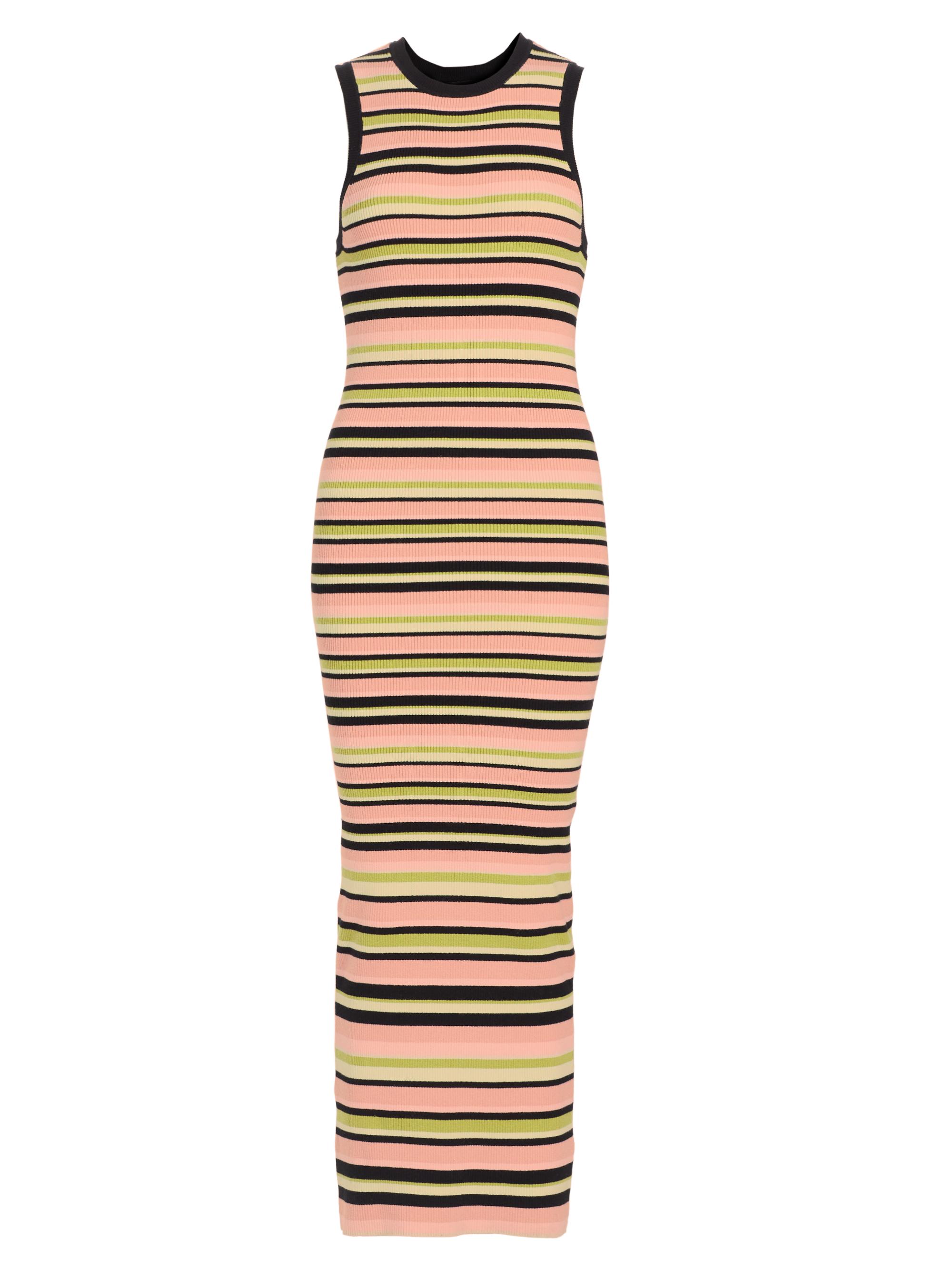 ATM Anthony Thomas Melillo Women's Striped Knit Maxi Dress - Multi Stripe