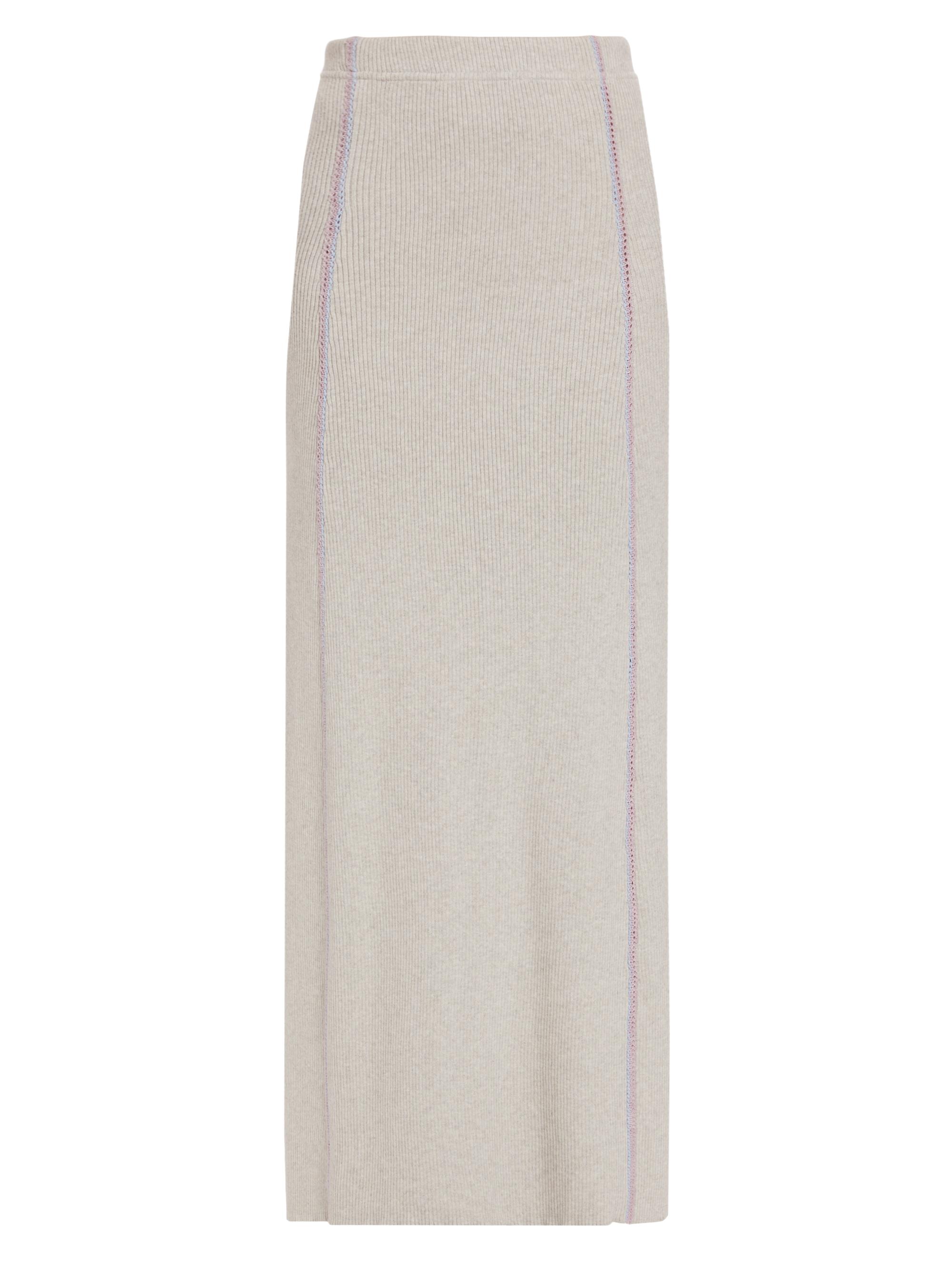 ATM Anthony Thomas Melillo Women's Rib-Knit Maxi Skirt - Ash Grey