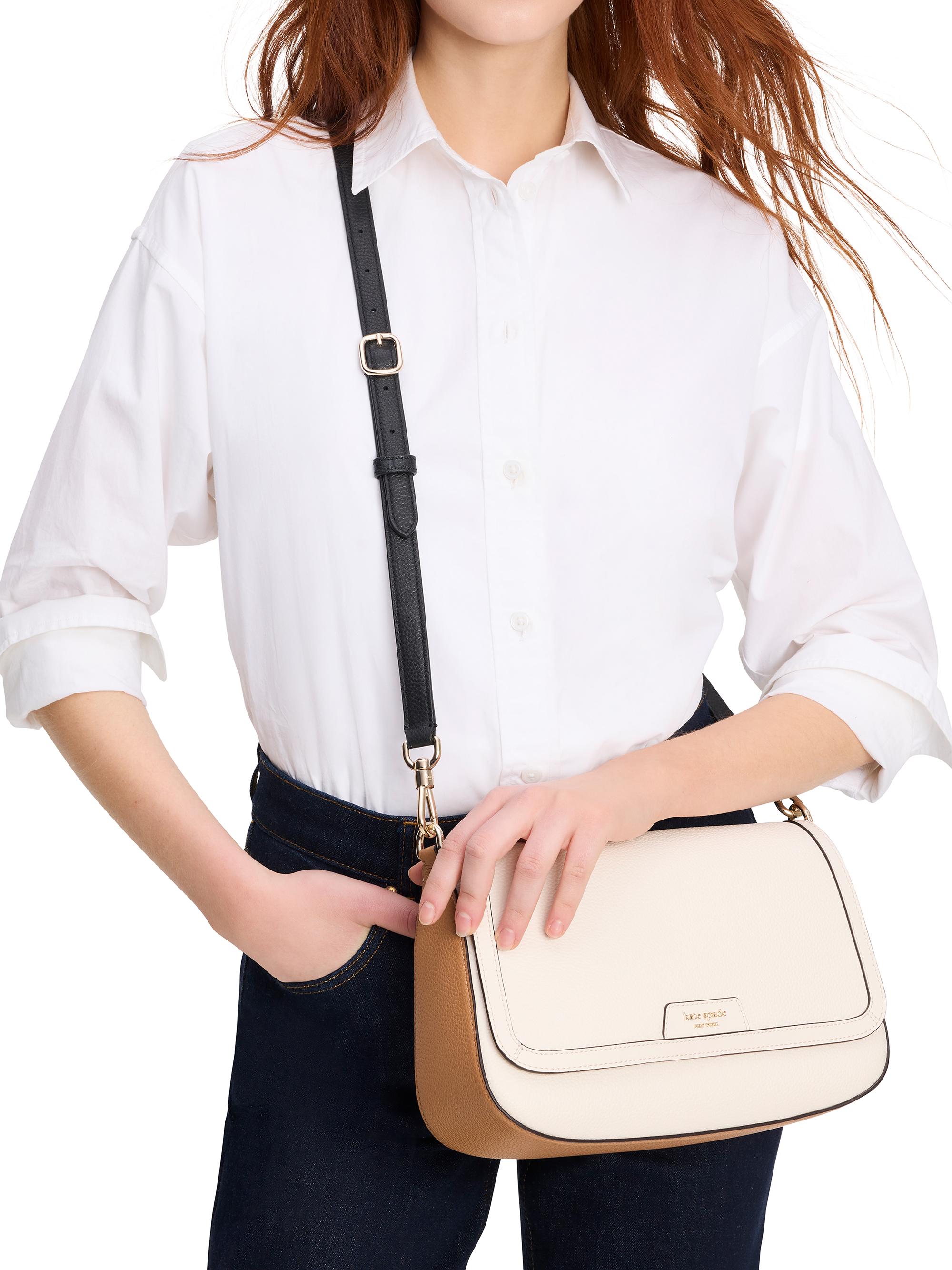 kate spade new york Hudson Colorblocked Leather Shoulder Bag