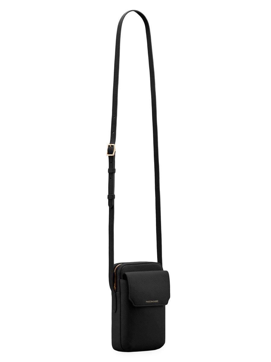Maison de Sabre Leather Zip Phone Pouch | Saks Fifth Avenue