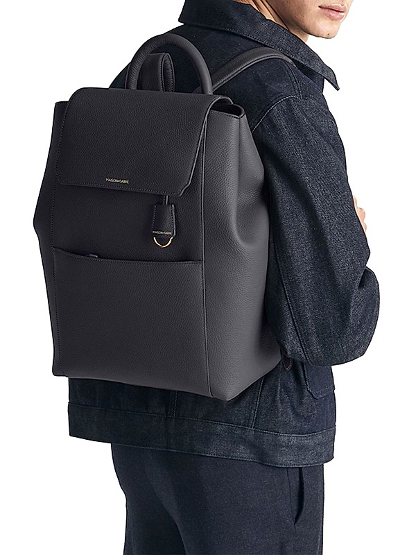 Shop Maison de Sabre Large Leather Soft Backpack | Saks Shop Maison de Sabre Large Leather Soft Backpack | Saks