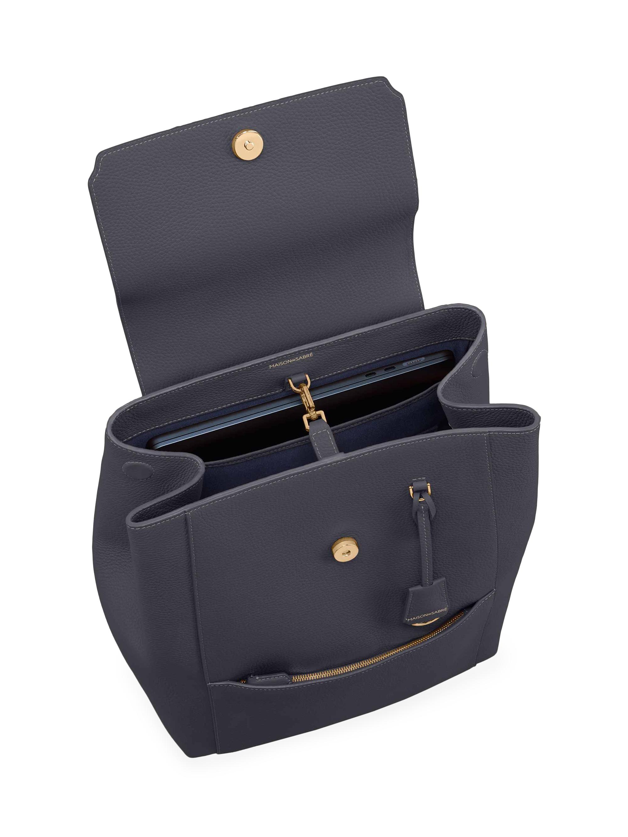 Maison de Sabre Large Leather Soft Backpack | Saks Fifth Avenue
